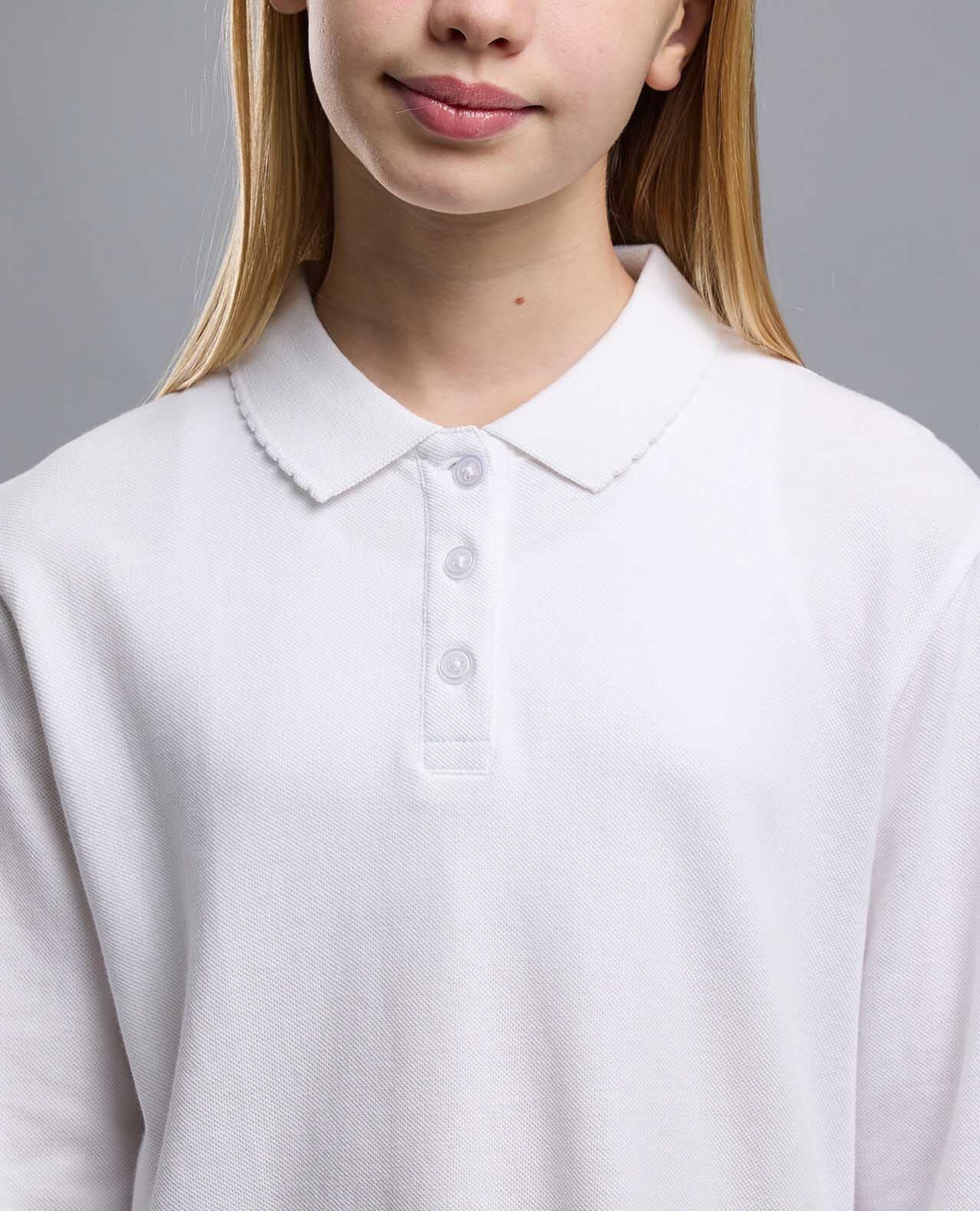 2 Pack Solid Polo T-Shirts with Long Sleeves