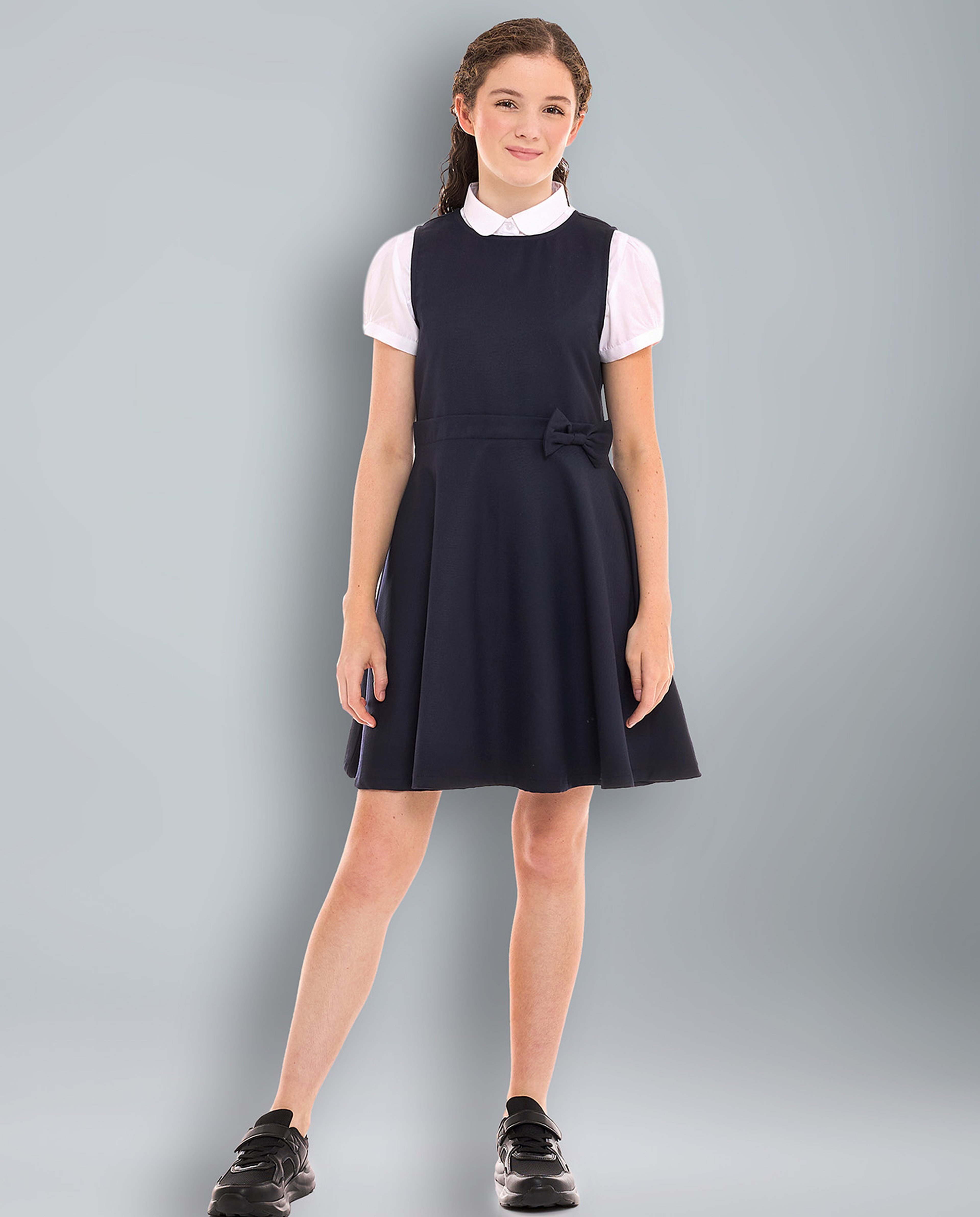 Solid Polo T-Shirt with Long Sleeves