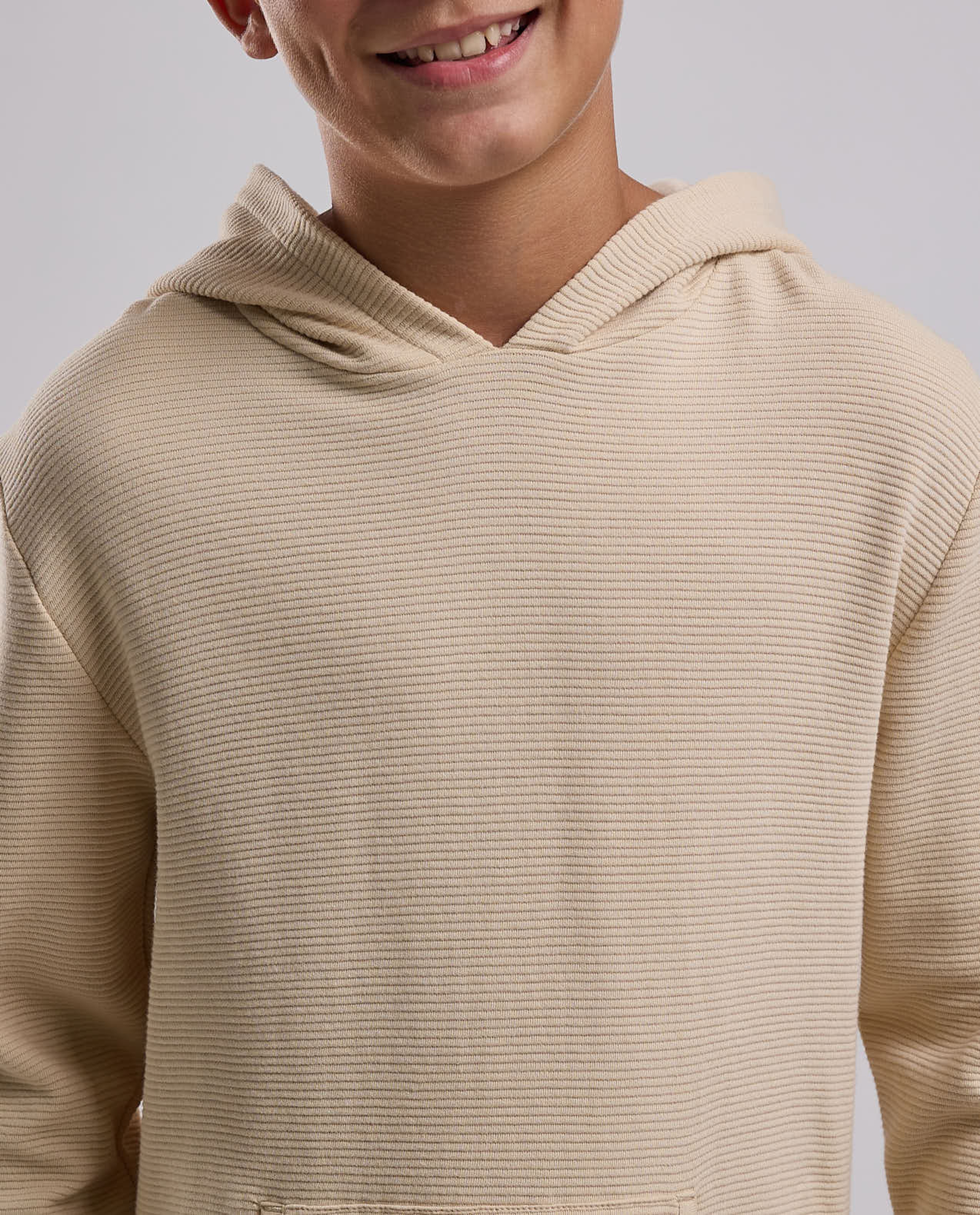 Printed Sweatshirt with Crew Neck and Long Sleeves