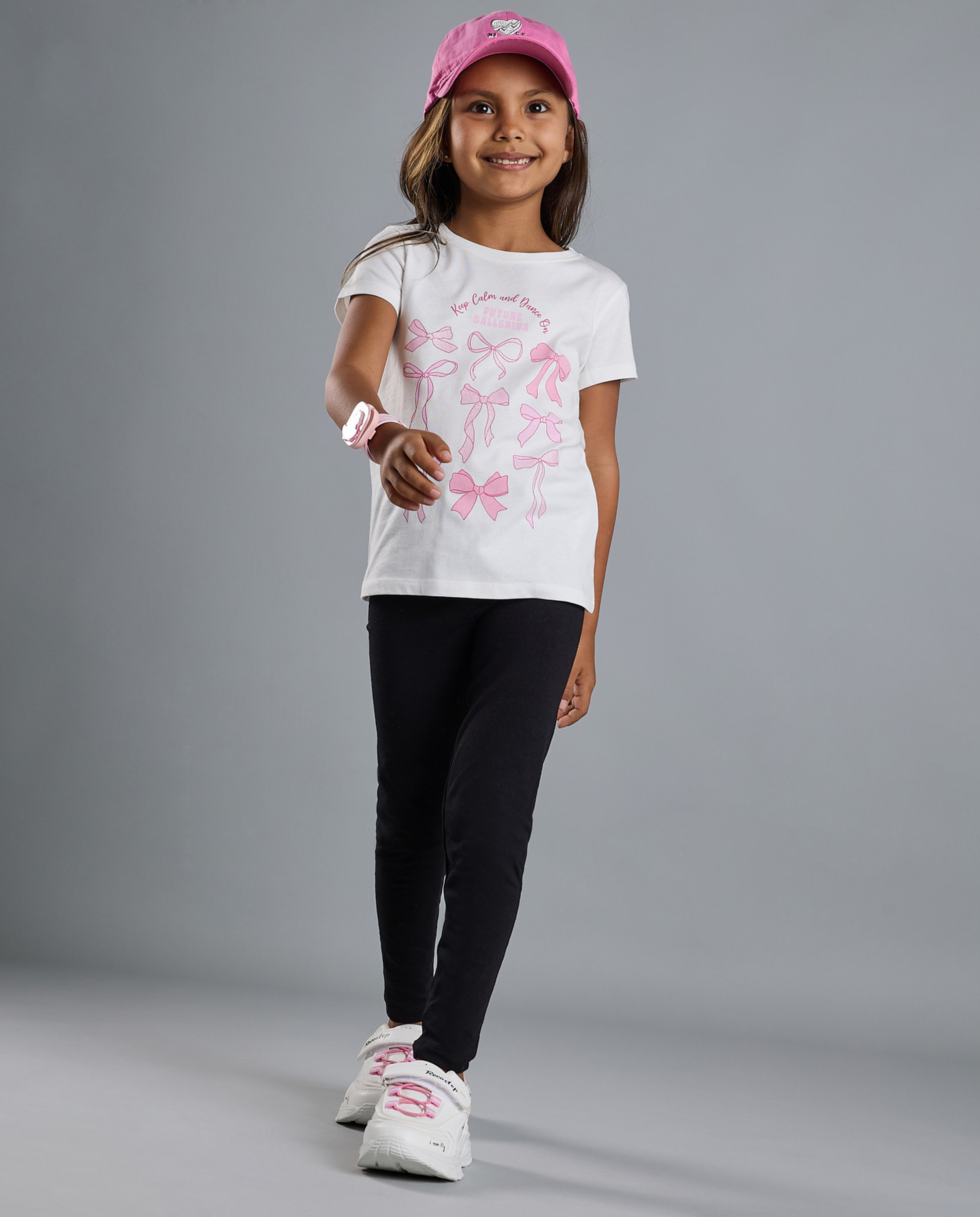 Solid Leggings with Elastic Waist