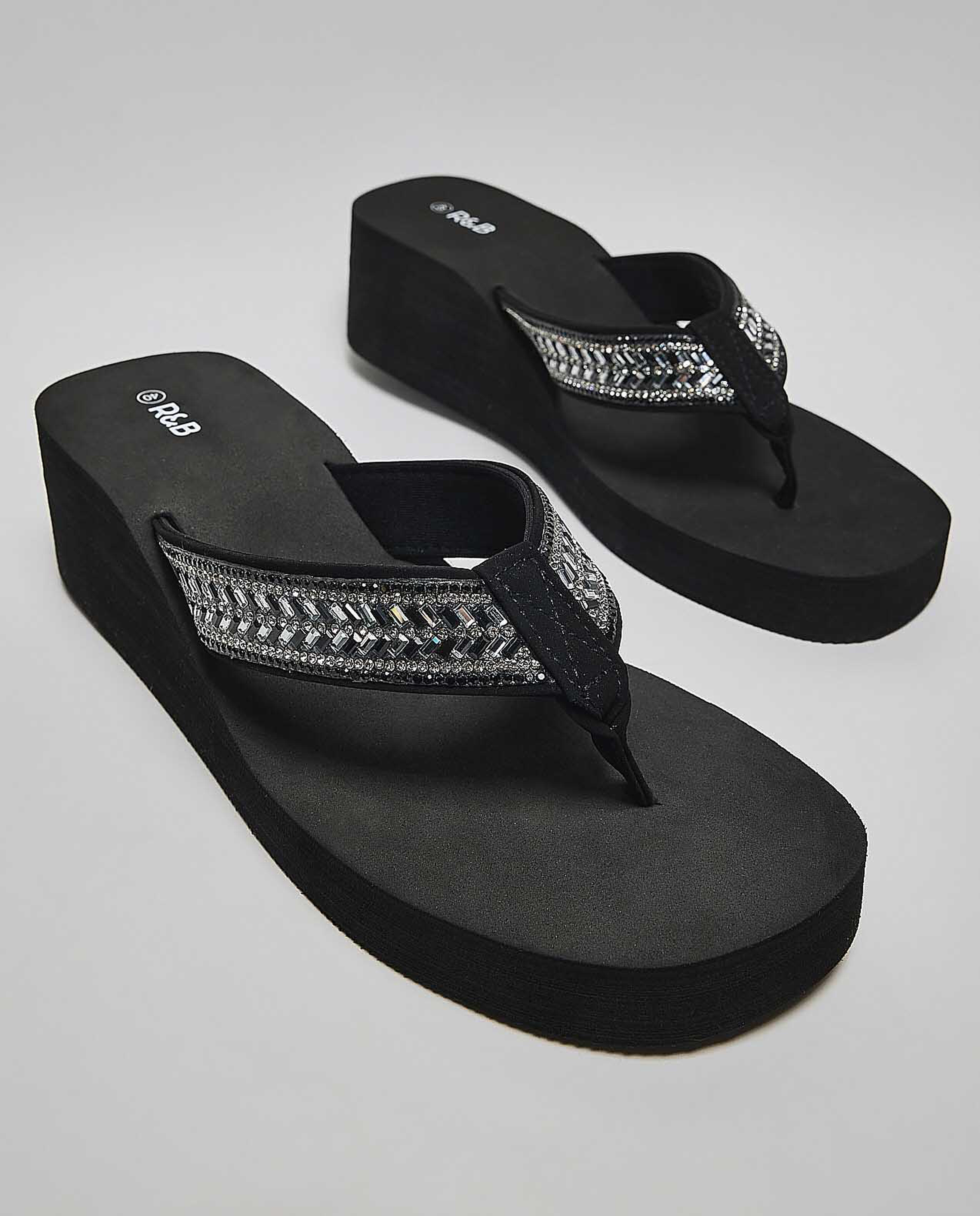 Embellished Platform Sandals