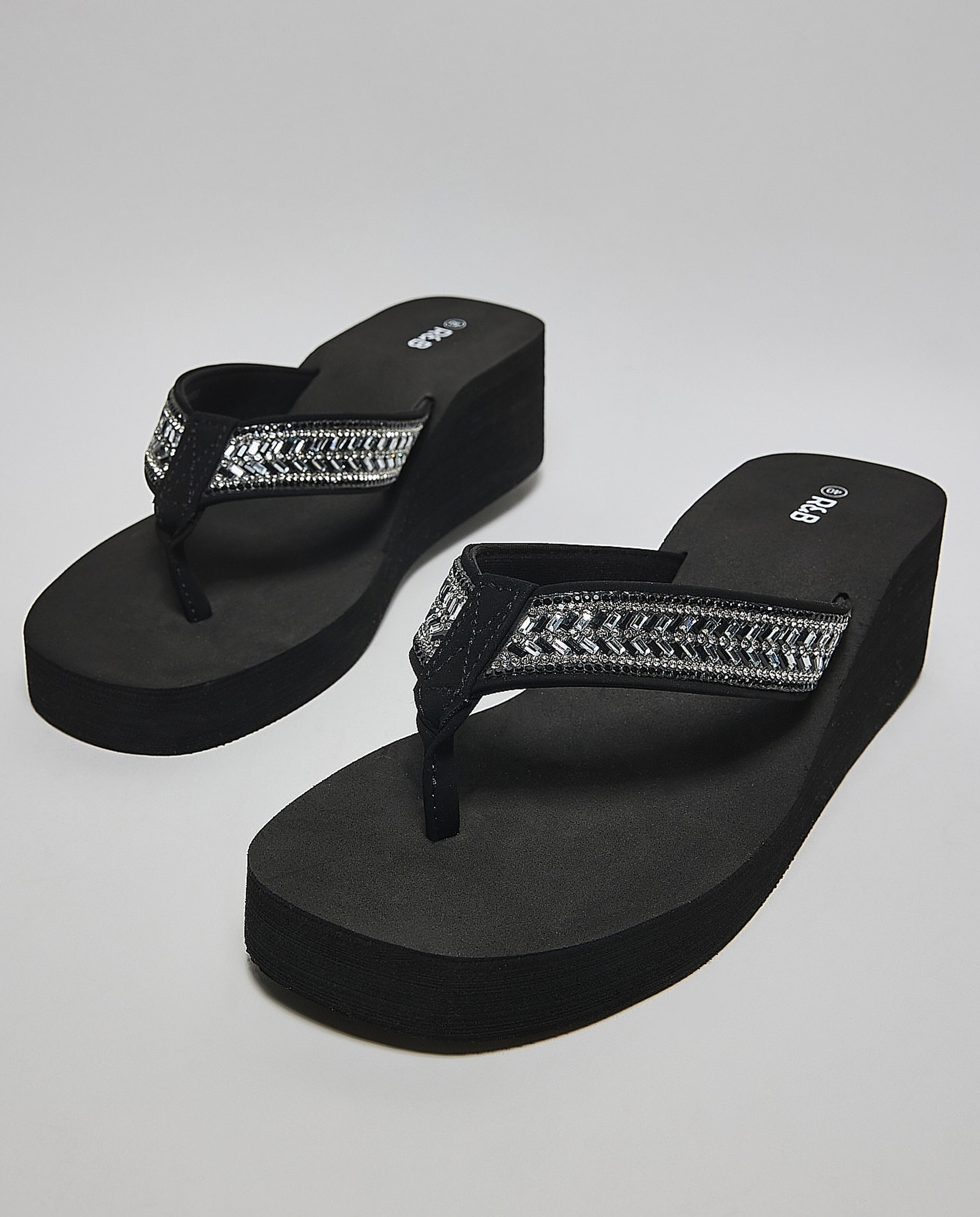 Embellished Platform Sandals