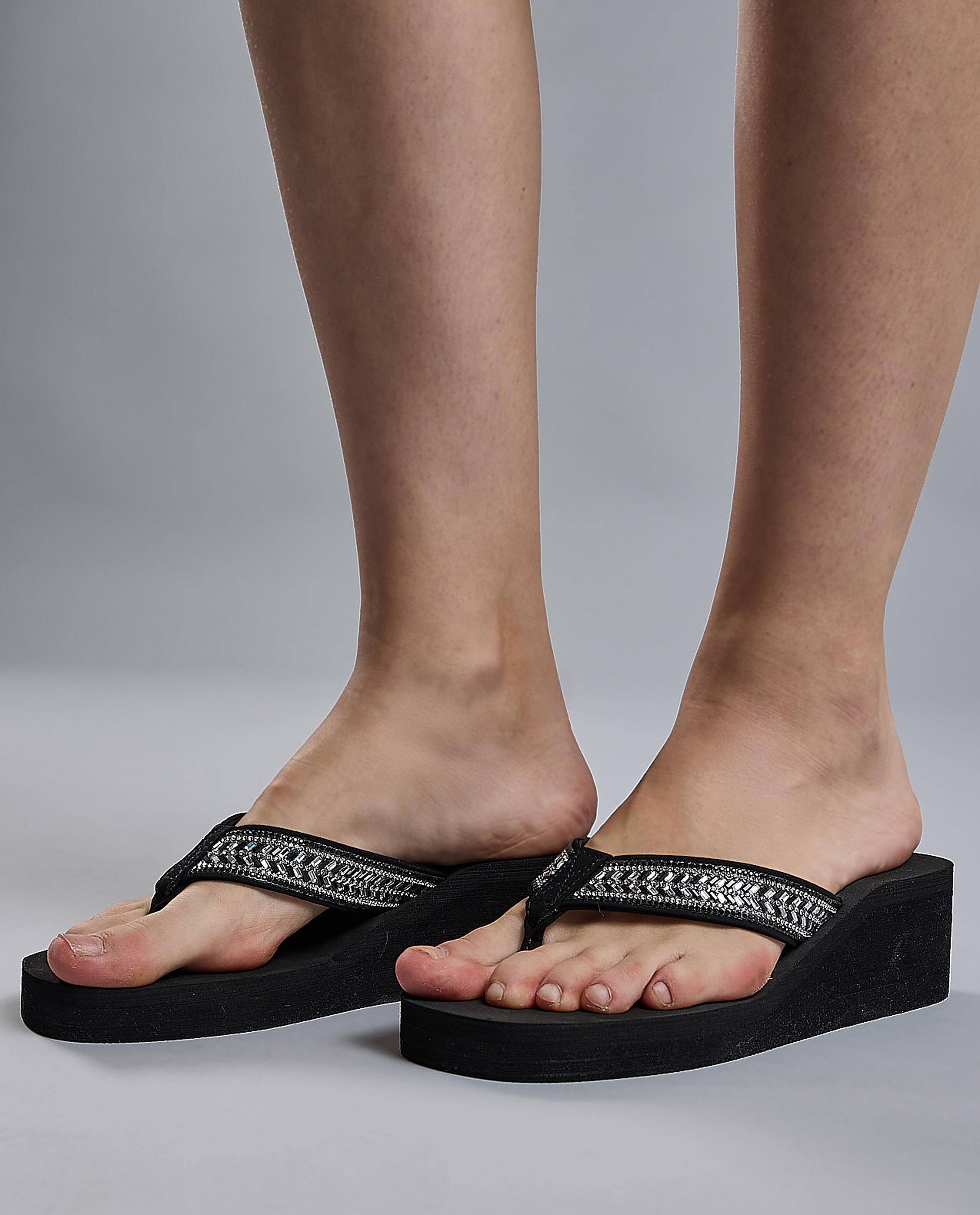 Embellished Platform Sandals