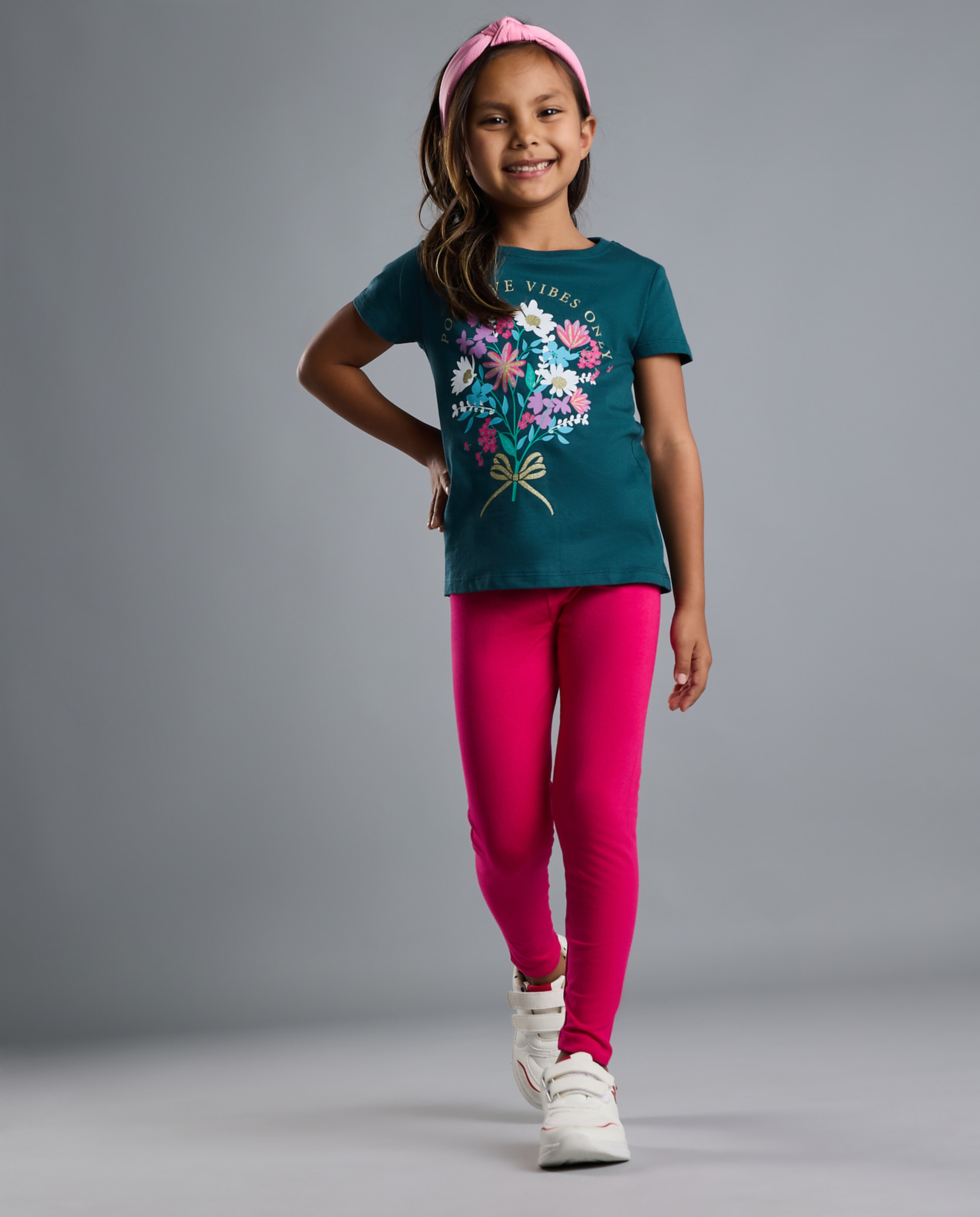 Printed T-Shirt with Crew Neck and Short Sleeves