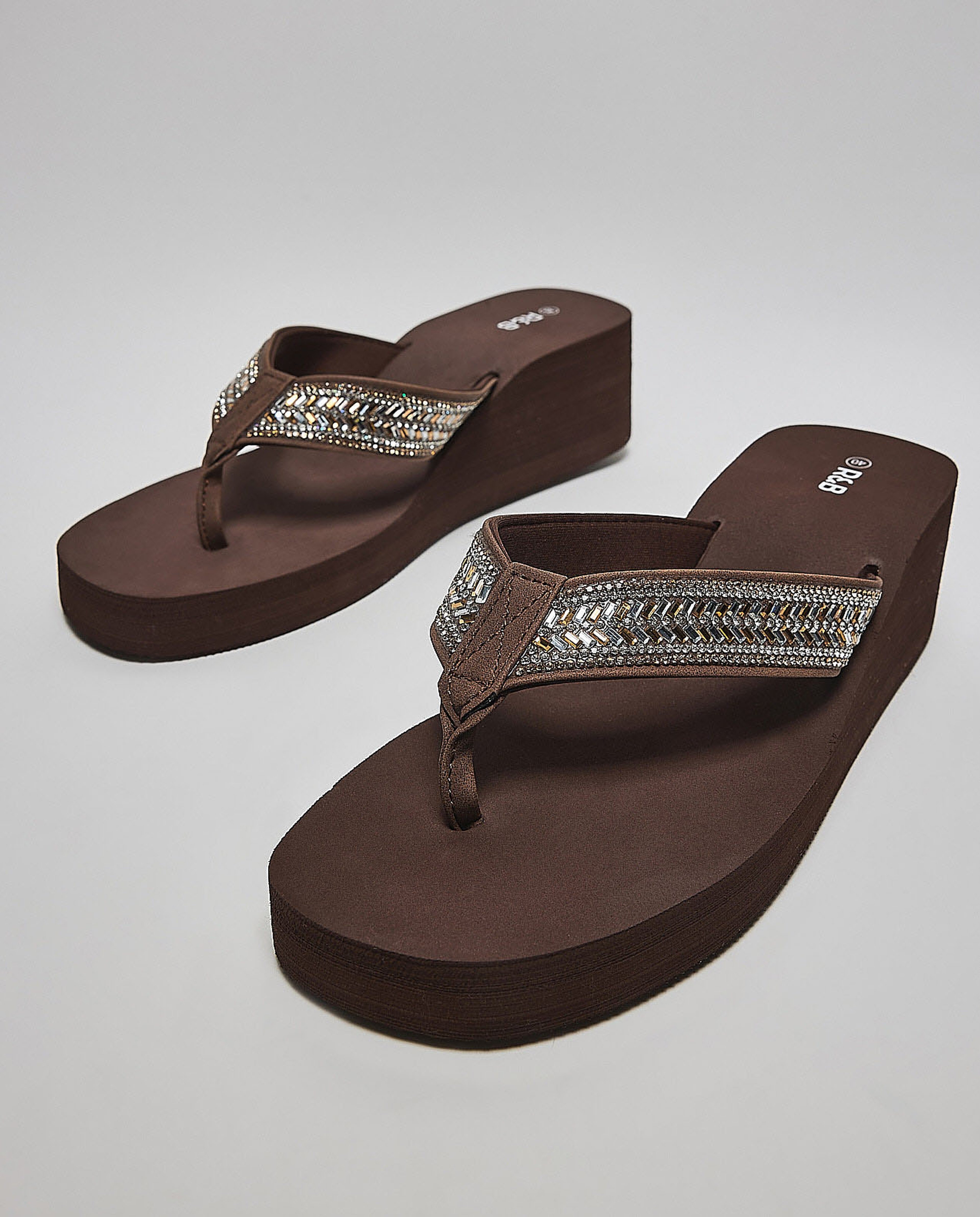 Embellished Platform Sandals