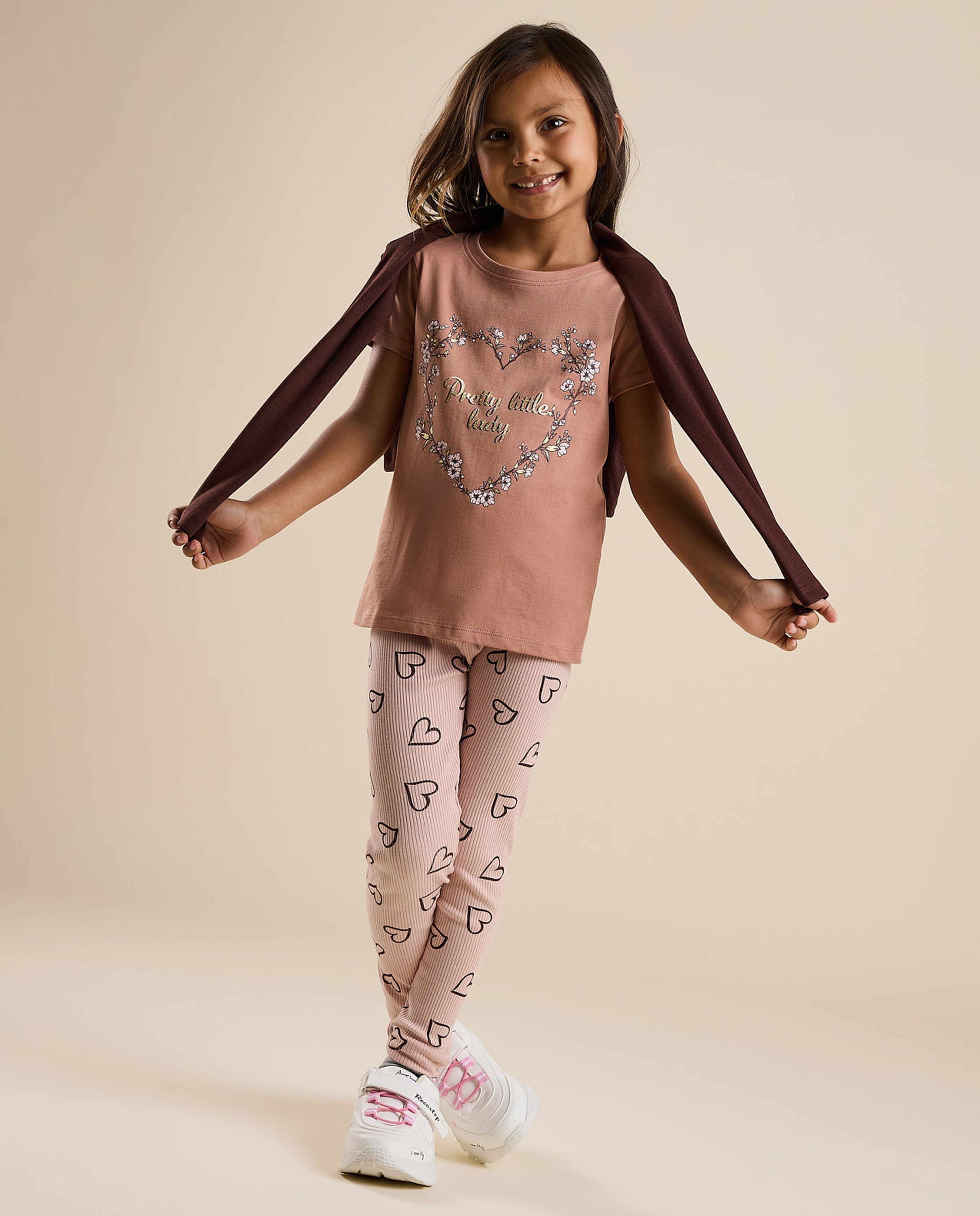 Printed T-Shirt with Crew Neck and Short Sleeves