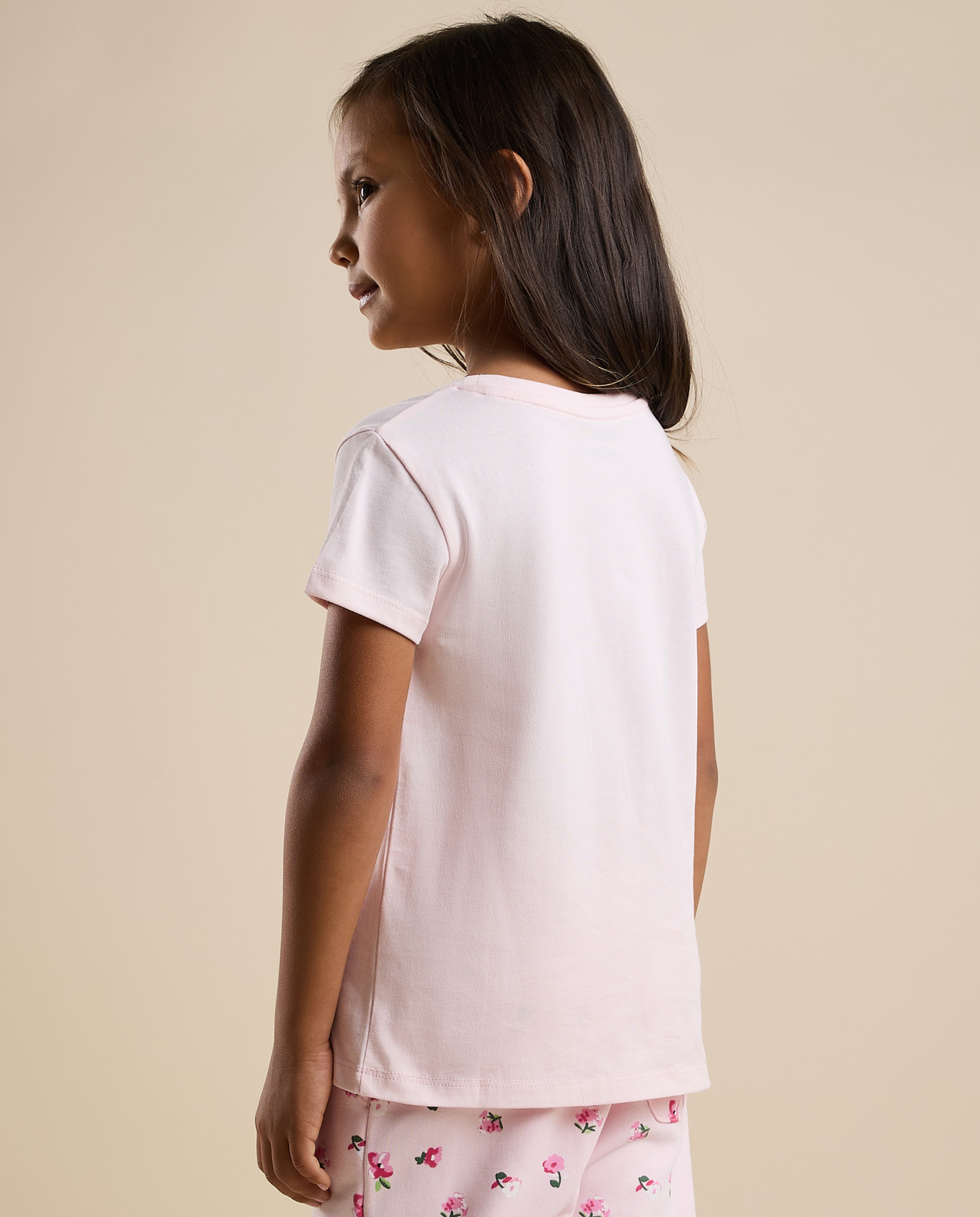 Printed T-Shirt with Crew Neck and Short Sleeves