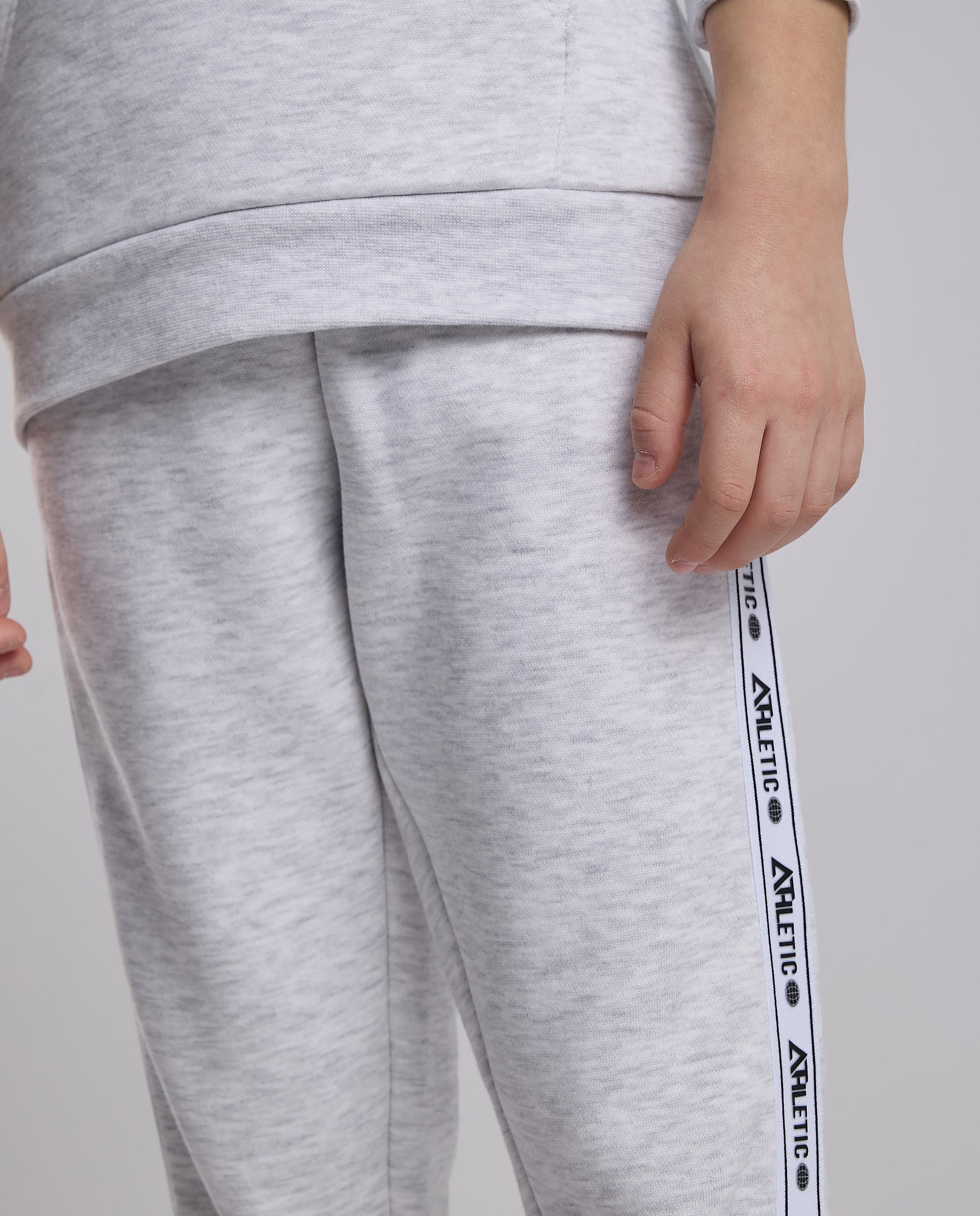 Embroidered Hooded Clothing Set