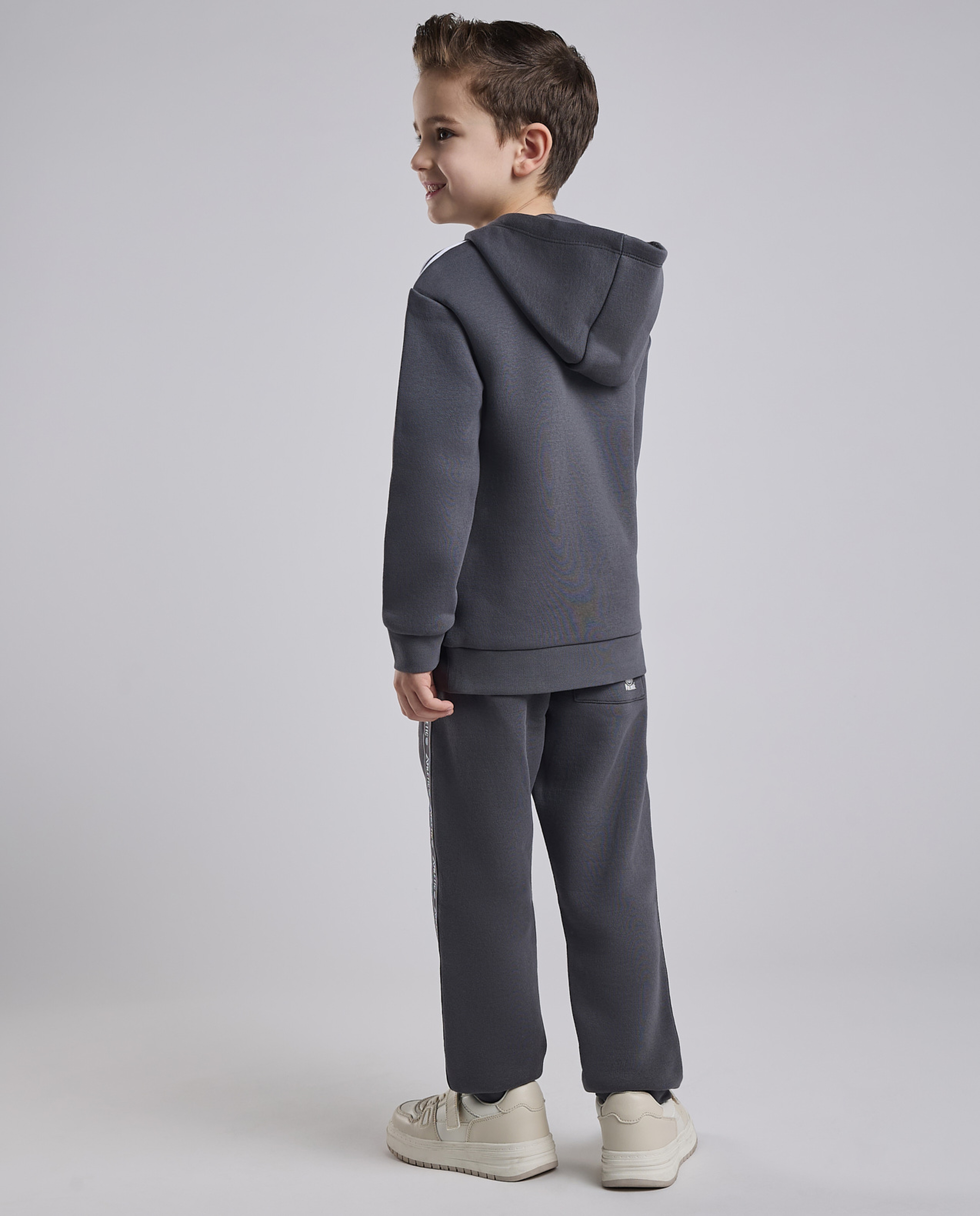 Embroidered Hooded Clothing Set