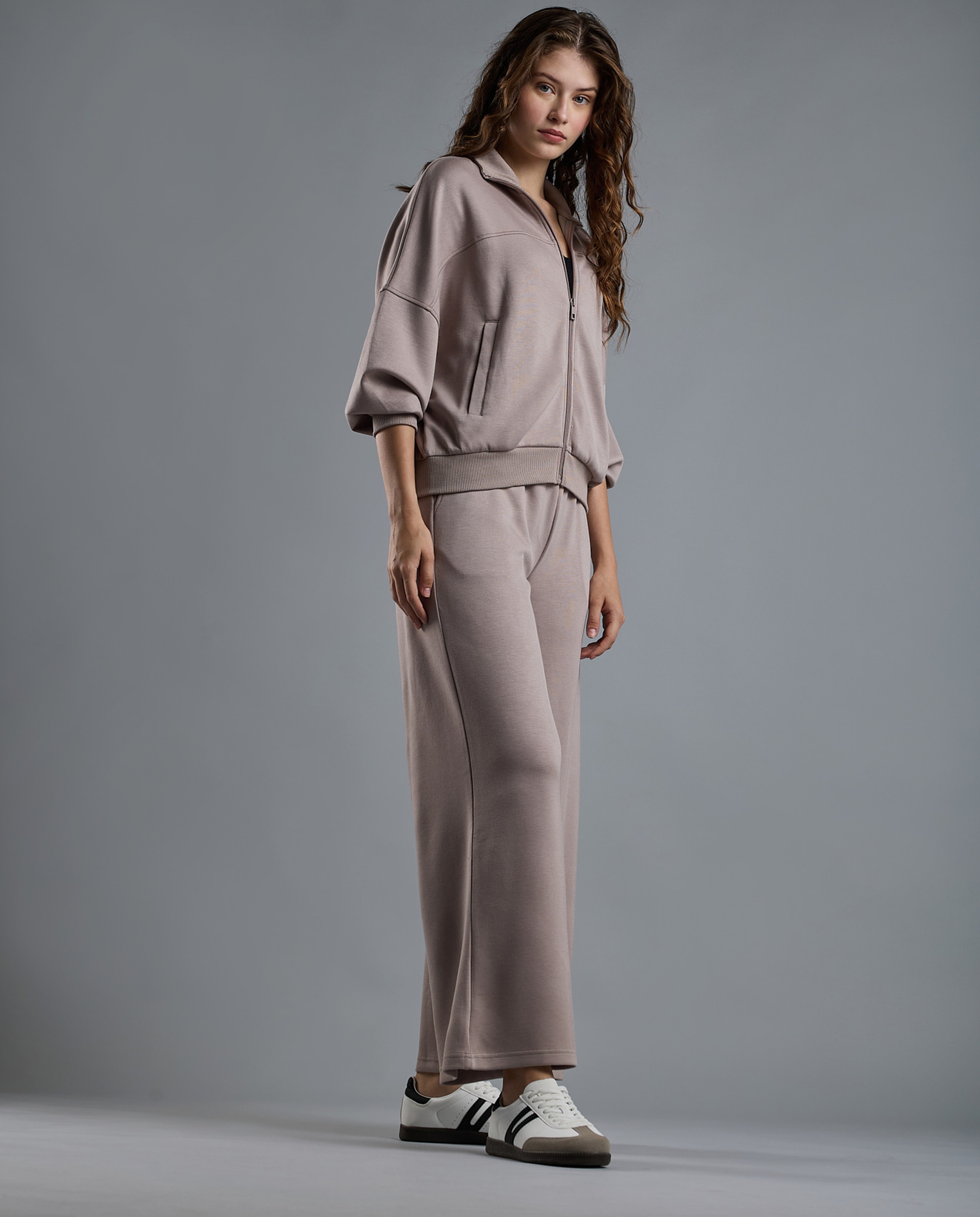 Solid Sweatpants with Elastic Waist