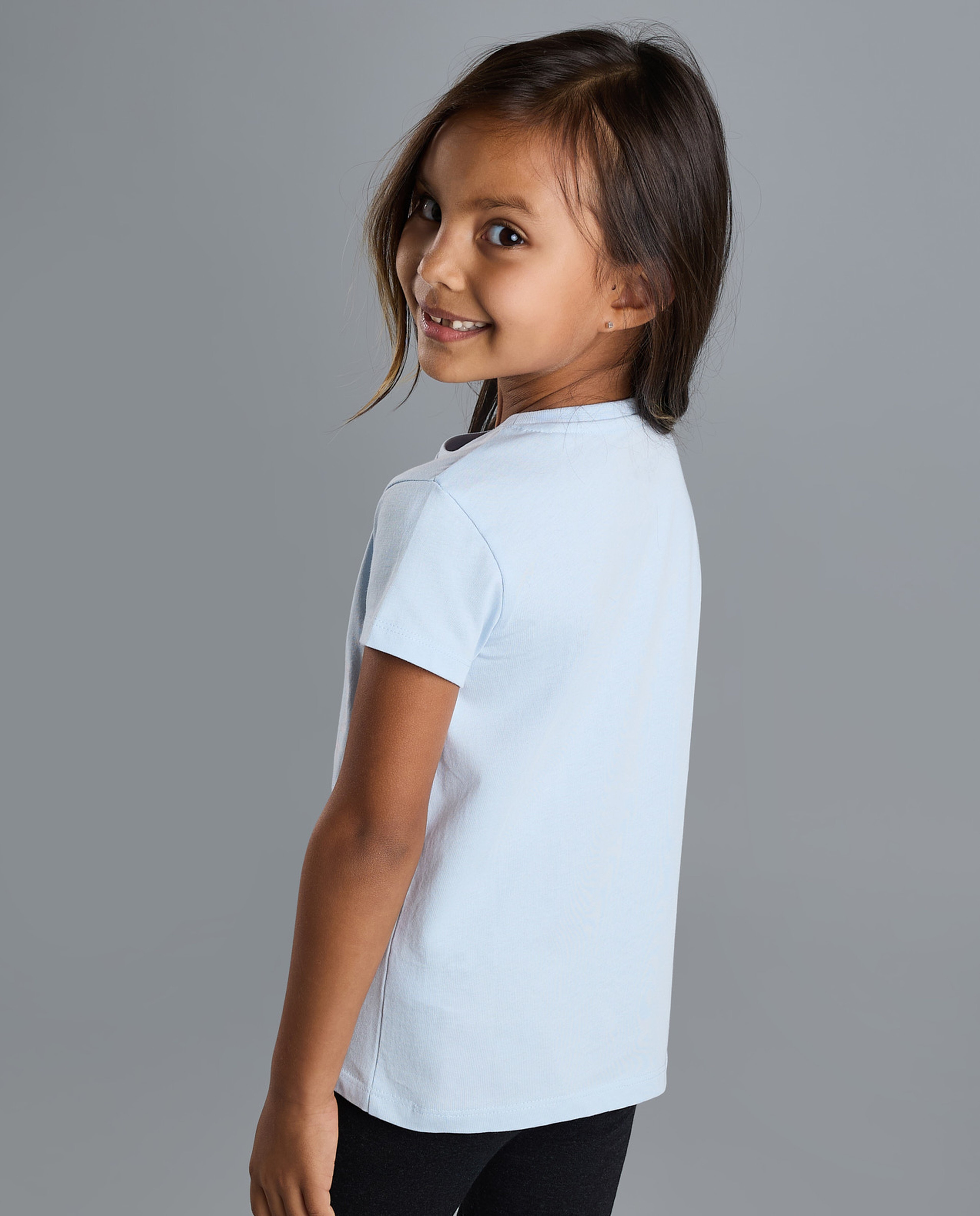 Printed T-Shirt with Crew Neck and Short Sleeves