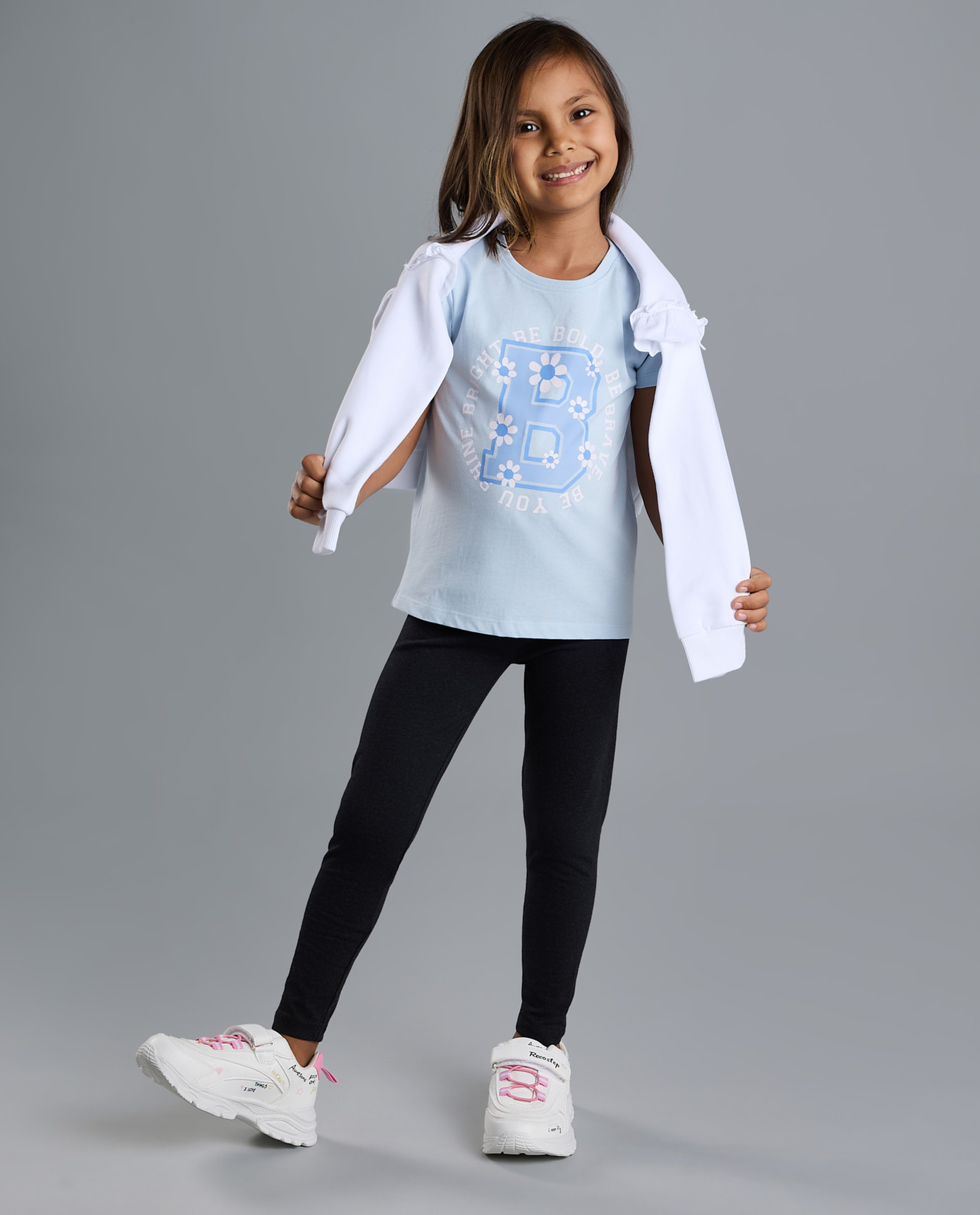 Printed T-Shirt with Crew Neck and Short Sleeves