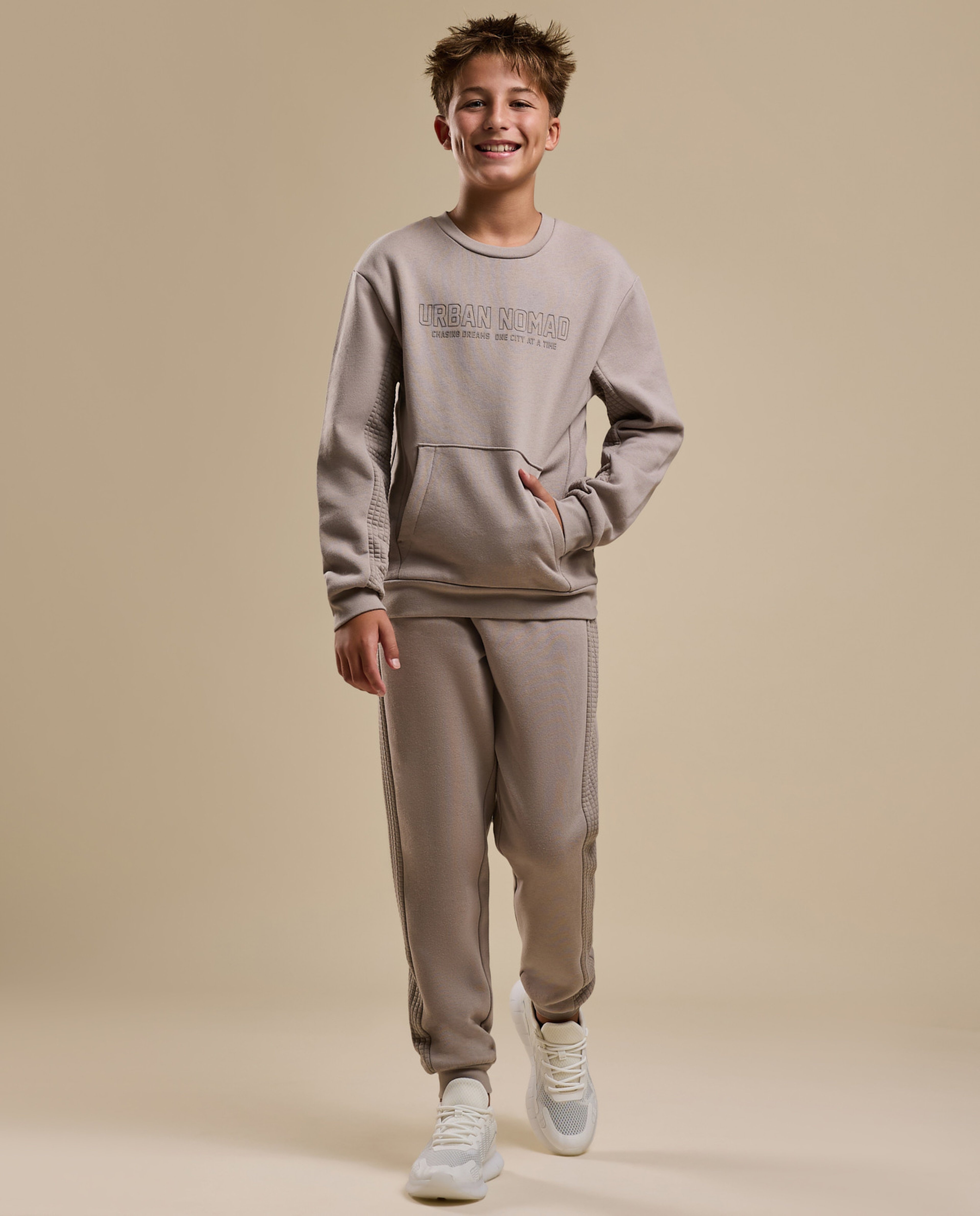 Printed Sweatsuit Set