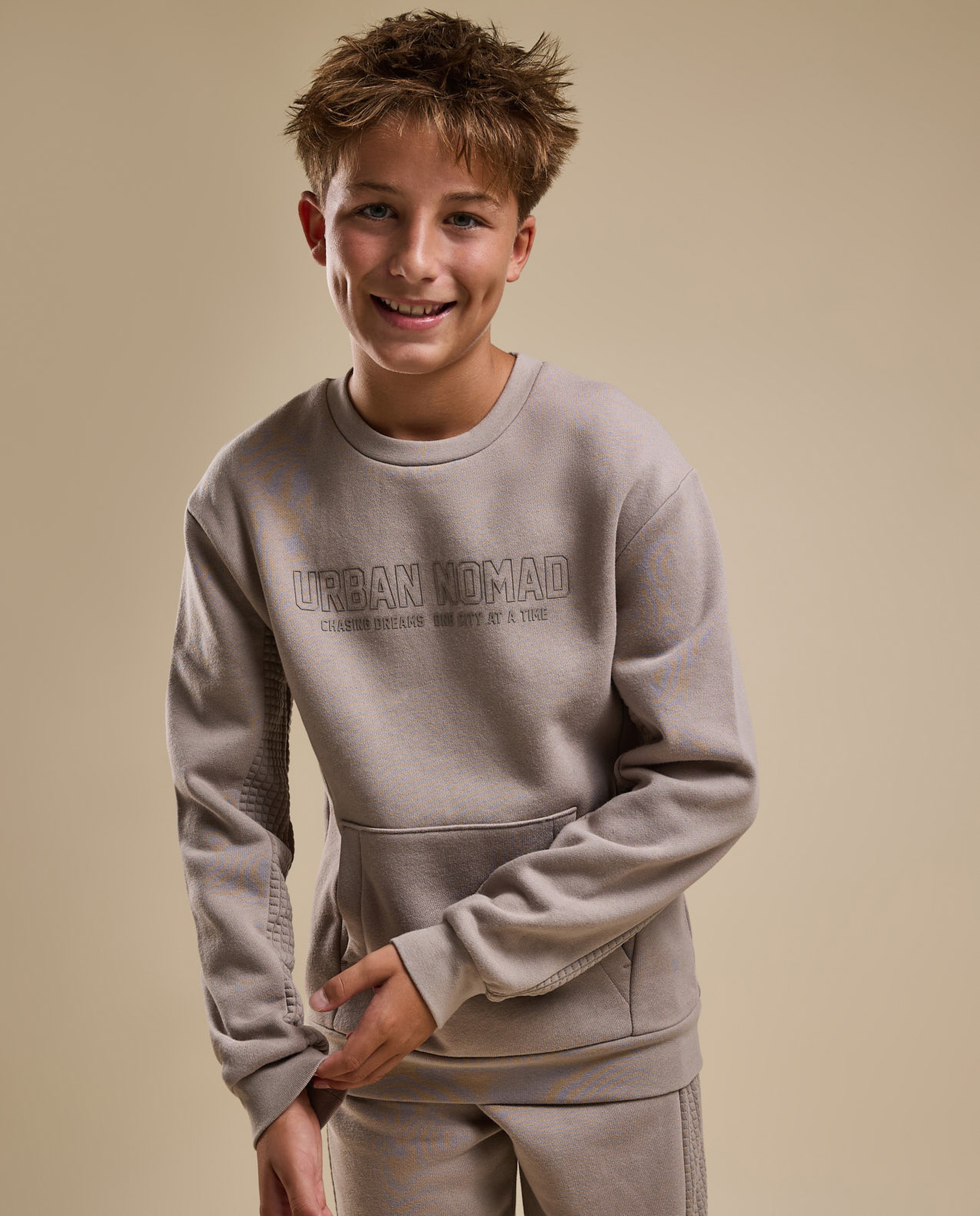 Printed Sweatsuit Set