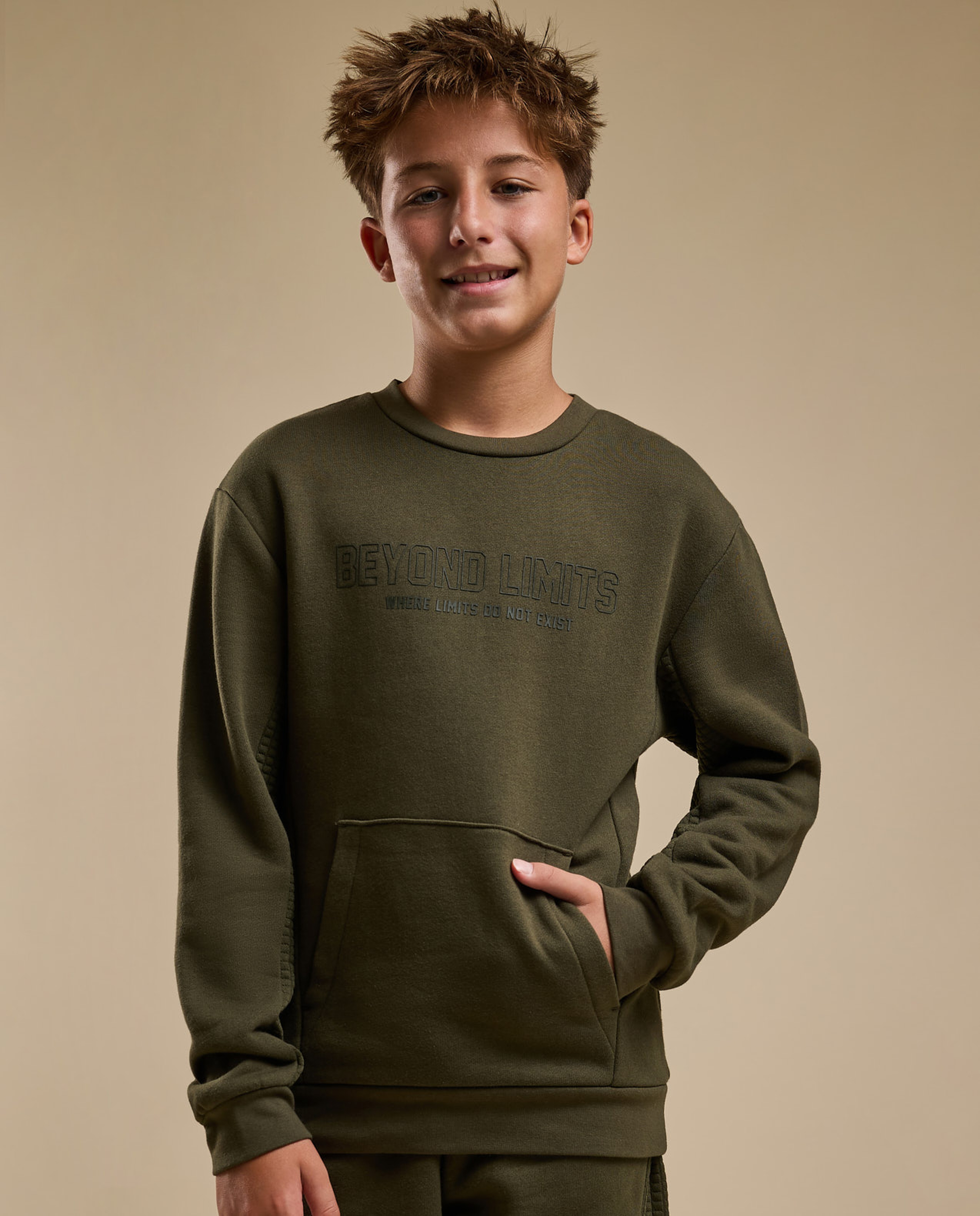 Printed Sweatsuit Set