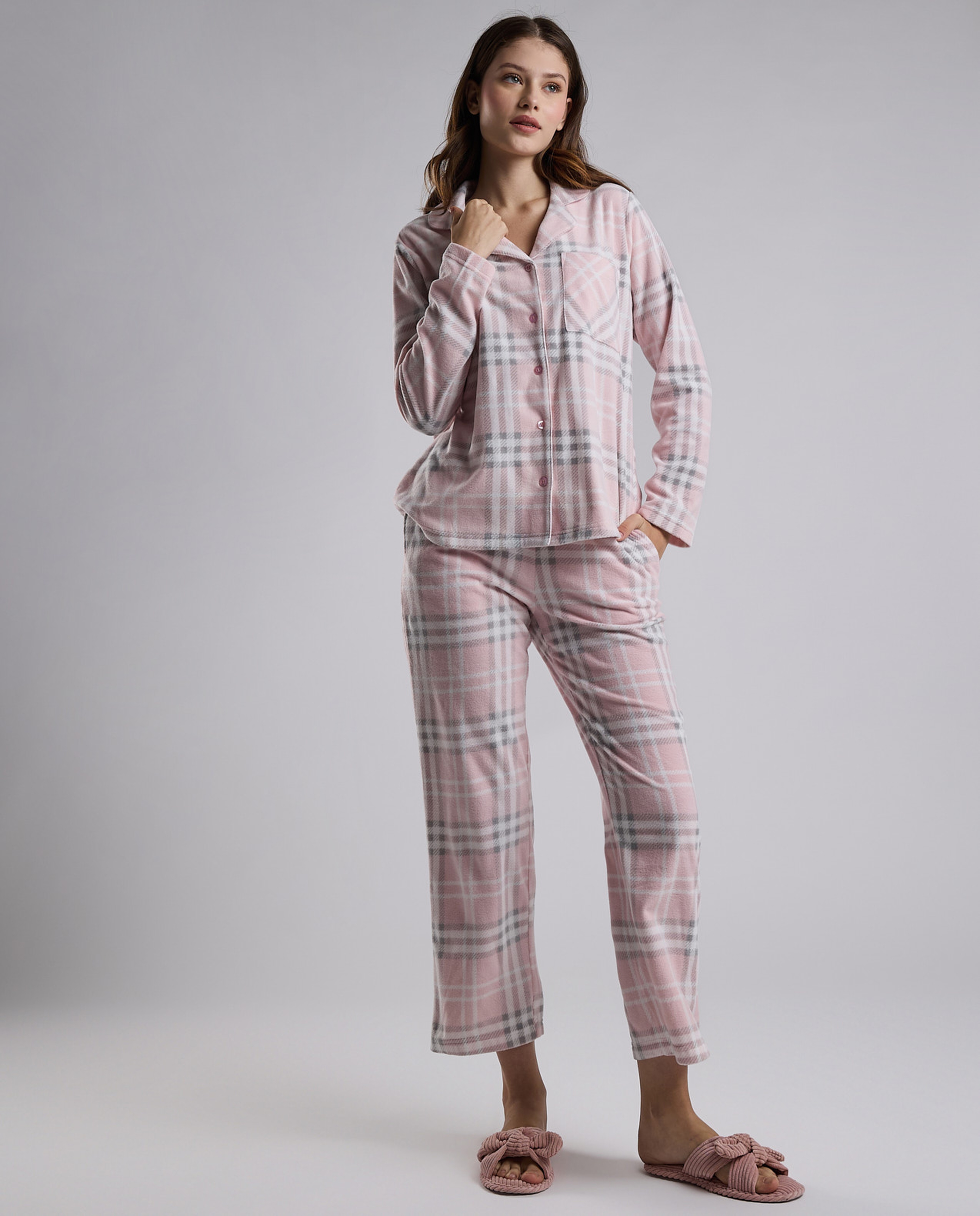 Plaid Pyjama Set
