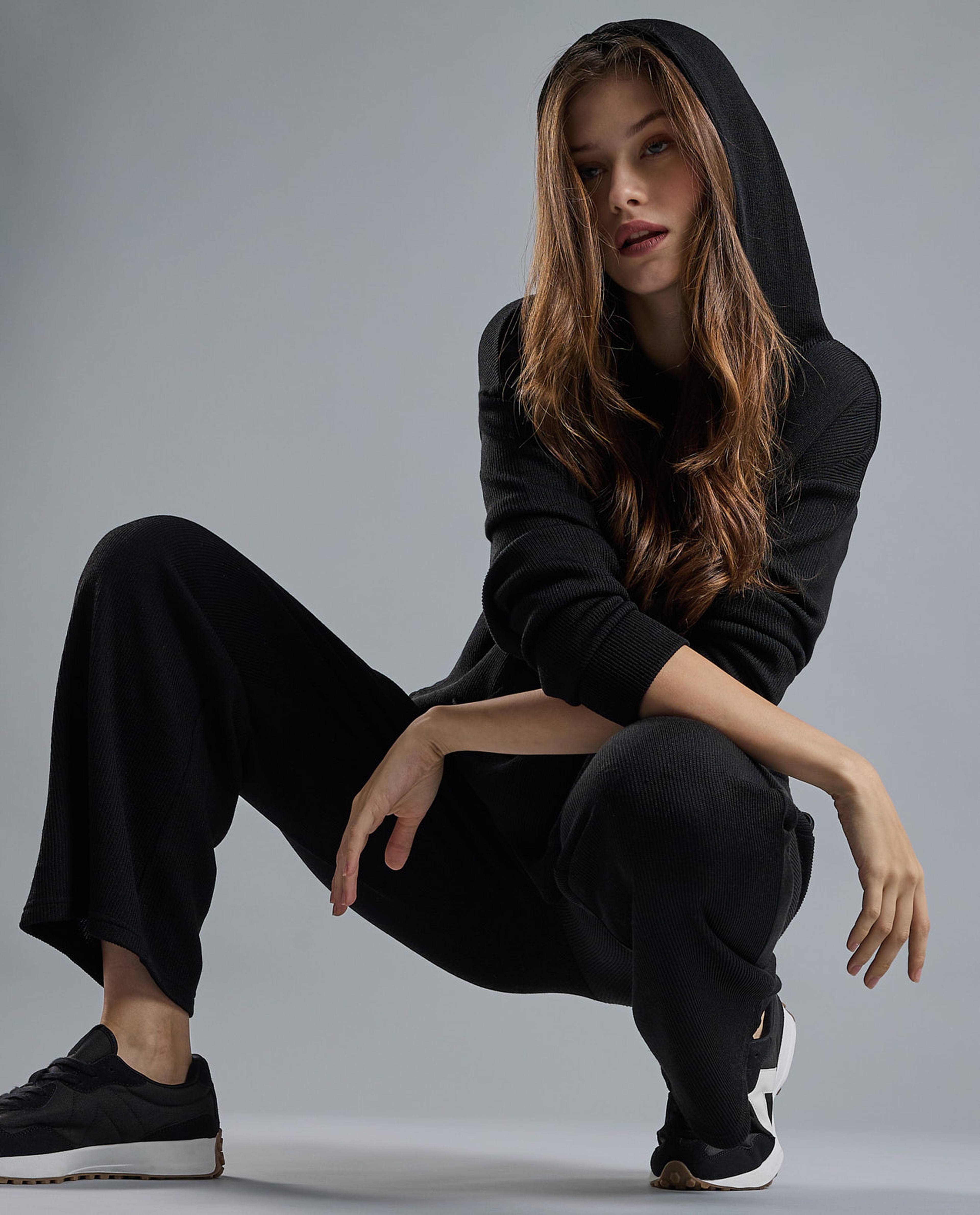 Textured Track Pants with Drawstring Waist