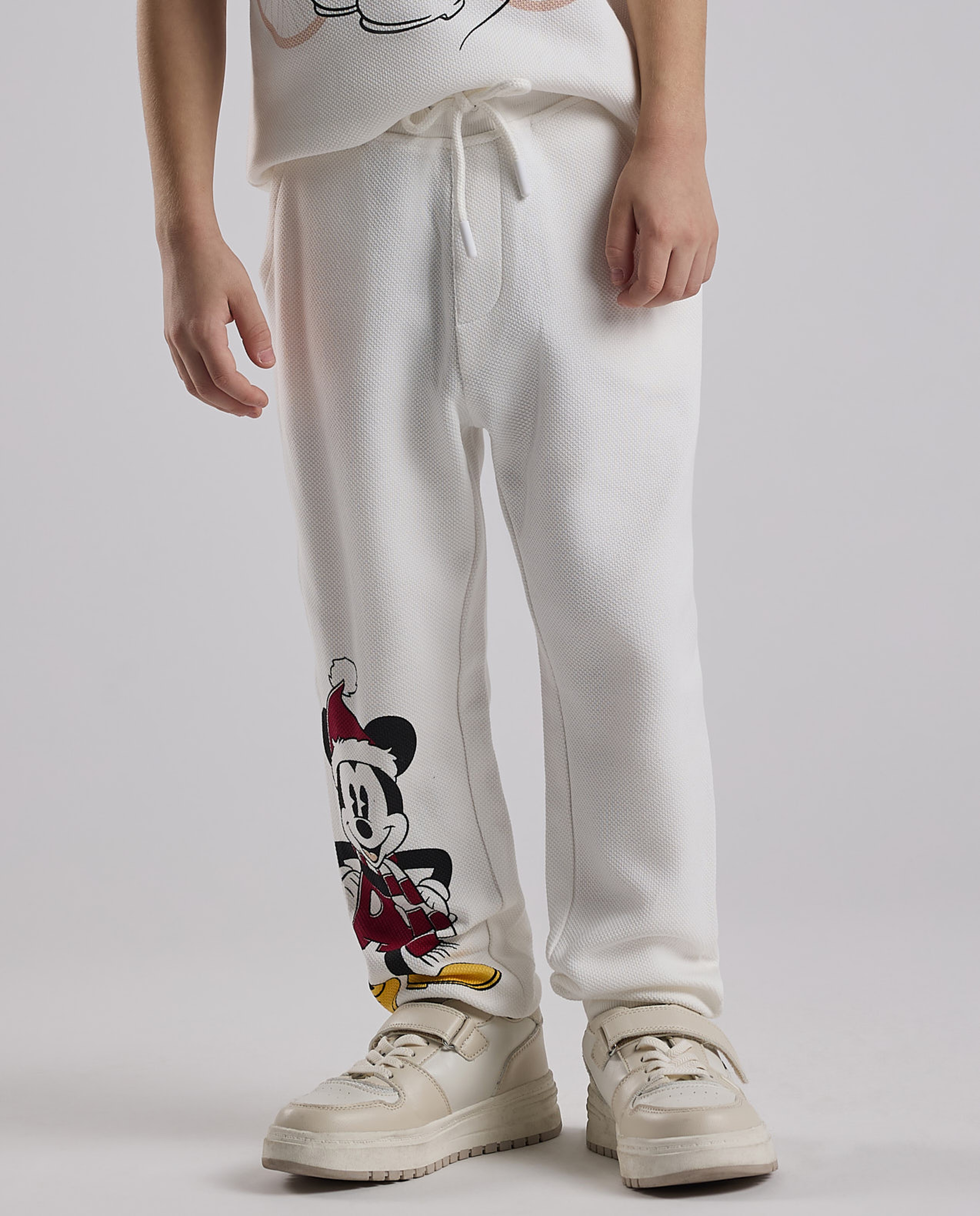 Mickey Mouse Print Clothing Set