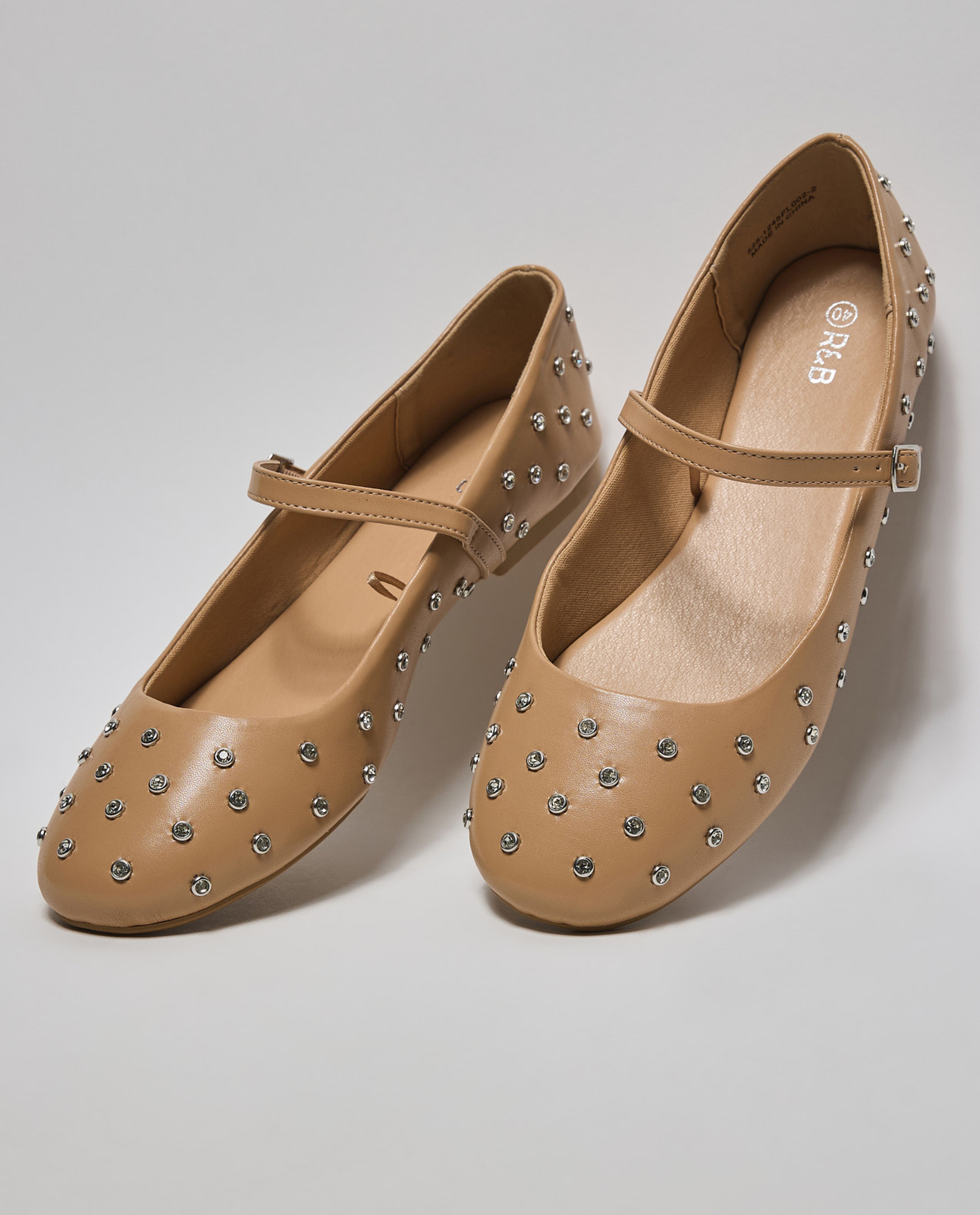 Studded Mary Jane Shoes