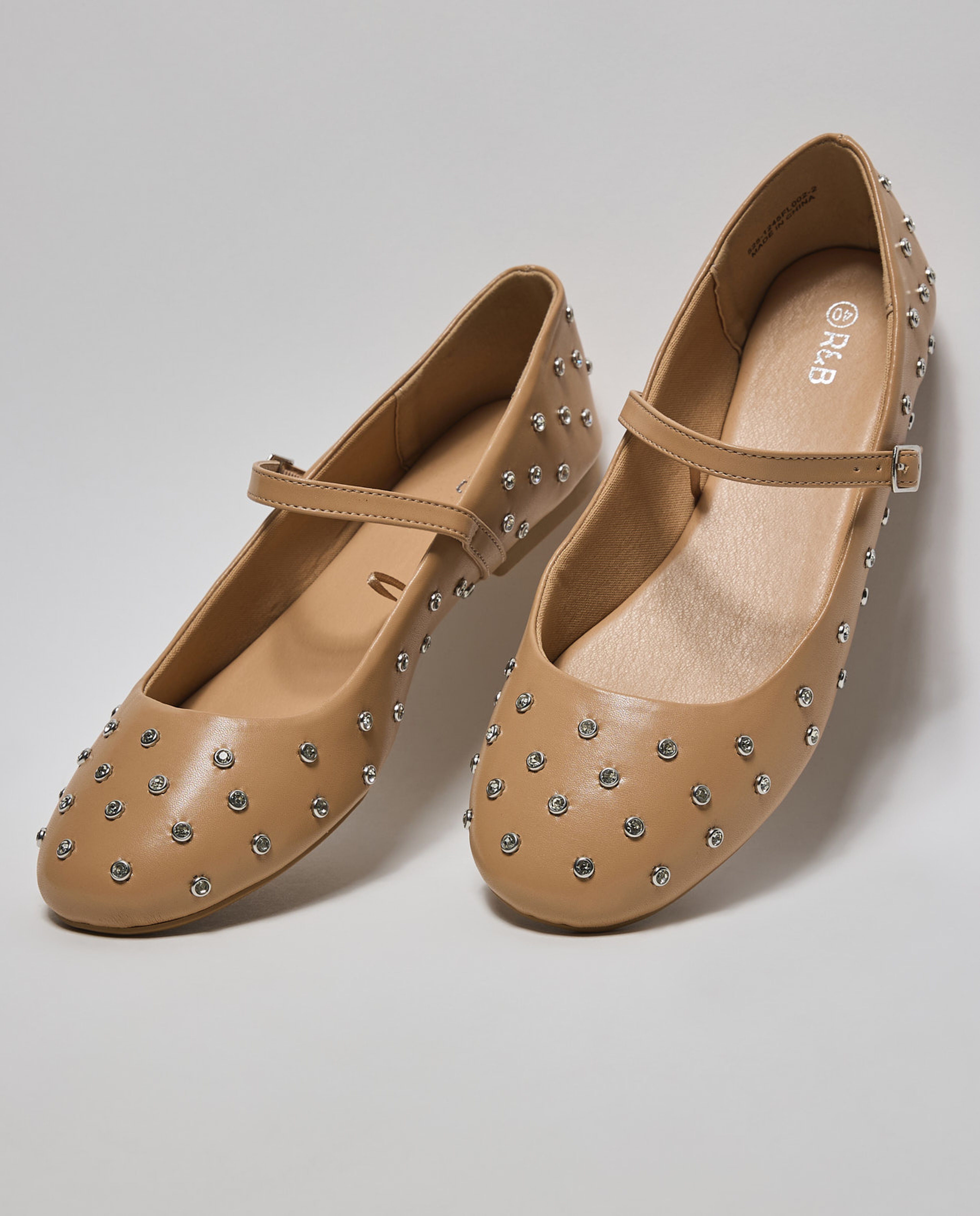 Studded Mary Jane Shoes