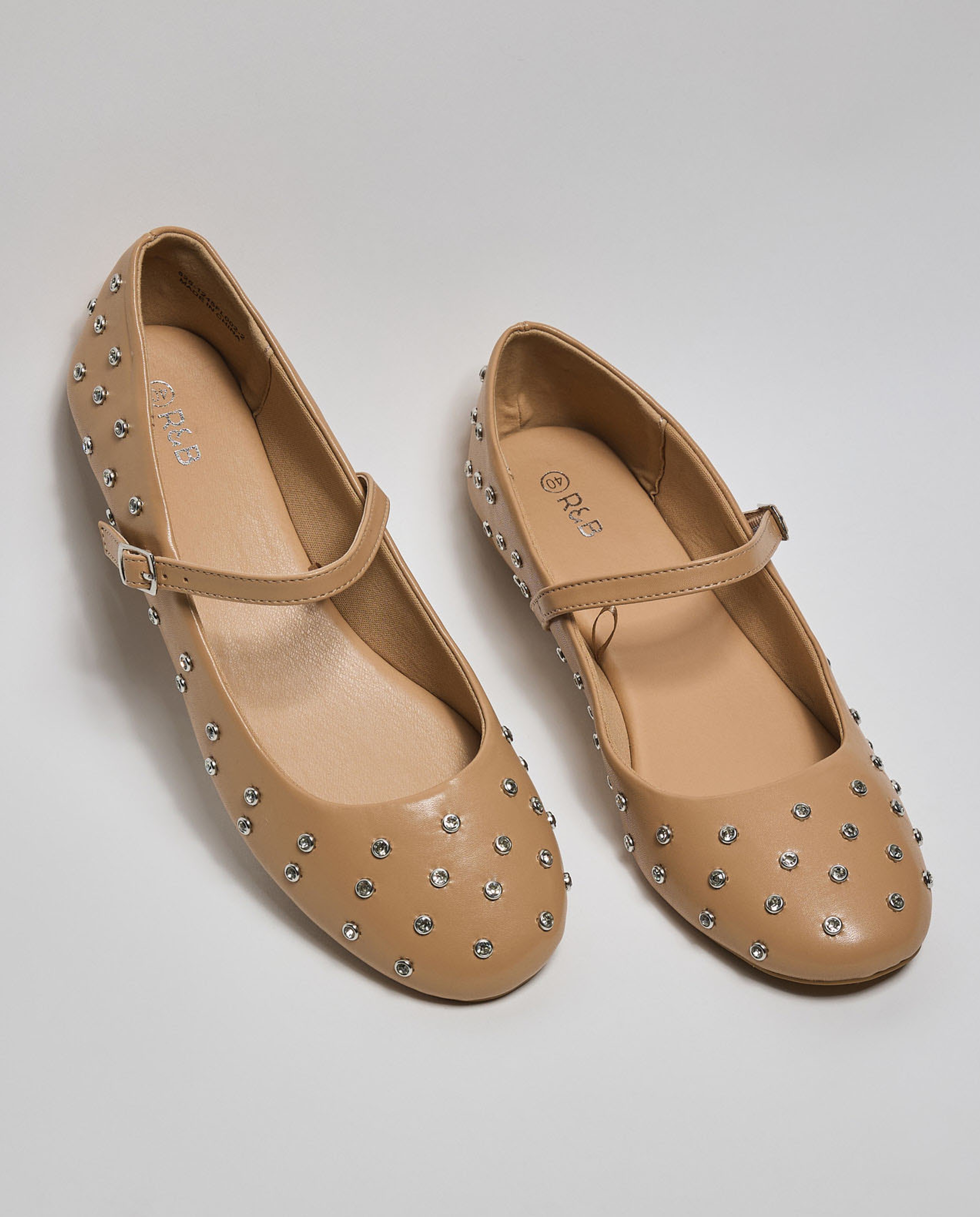 Studded Mary Jane Shoes