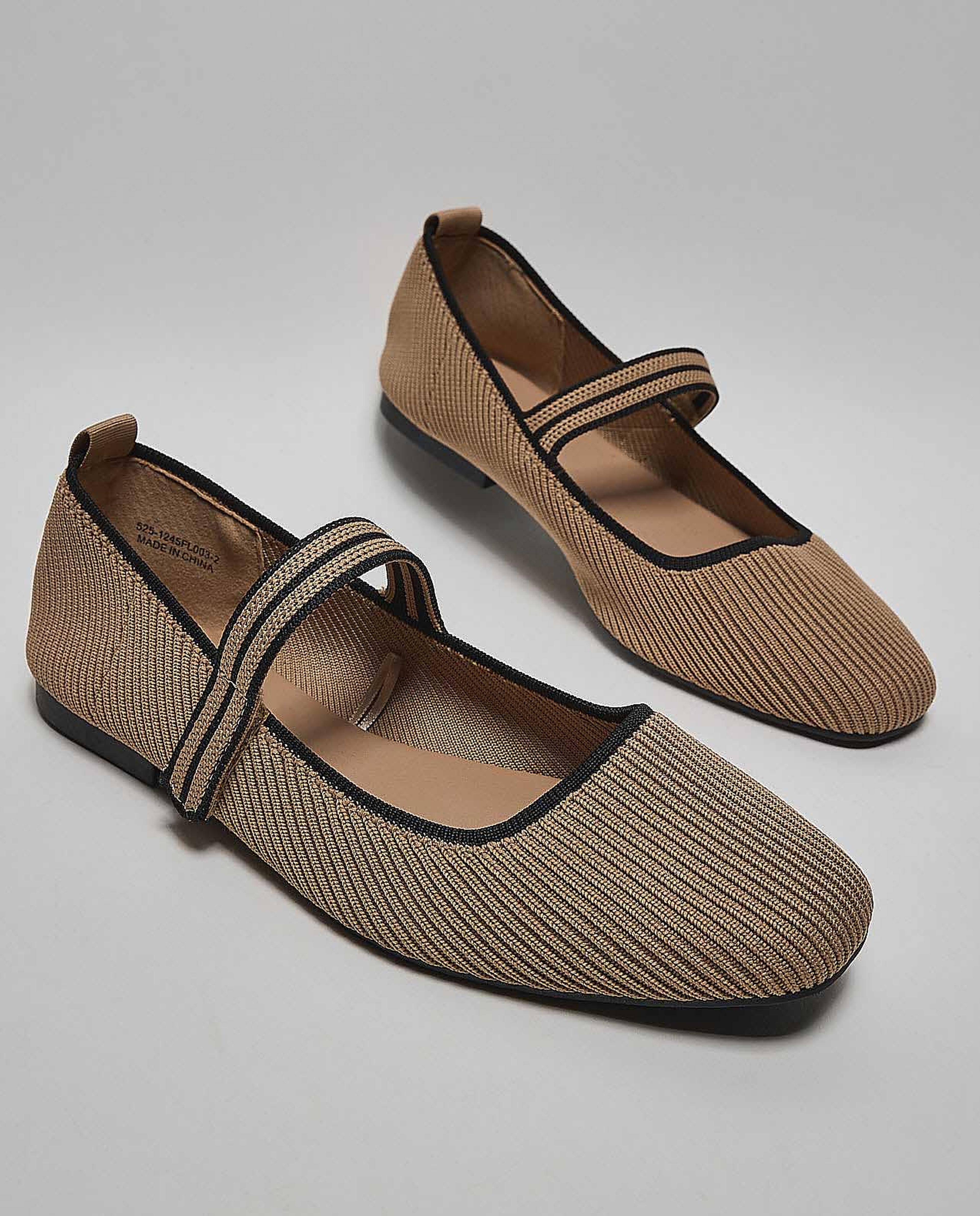 Knitted Mary Jane Shoes