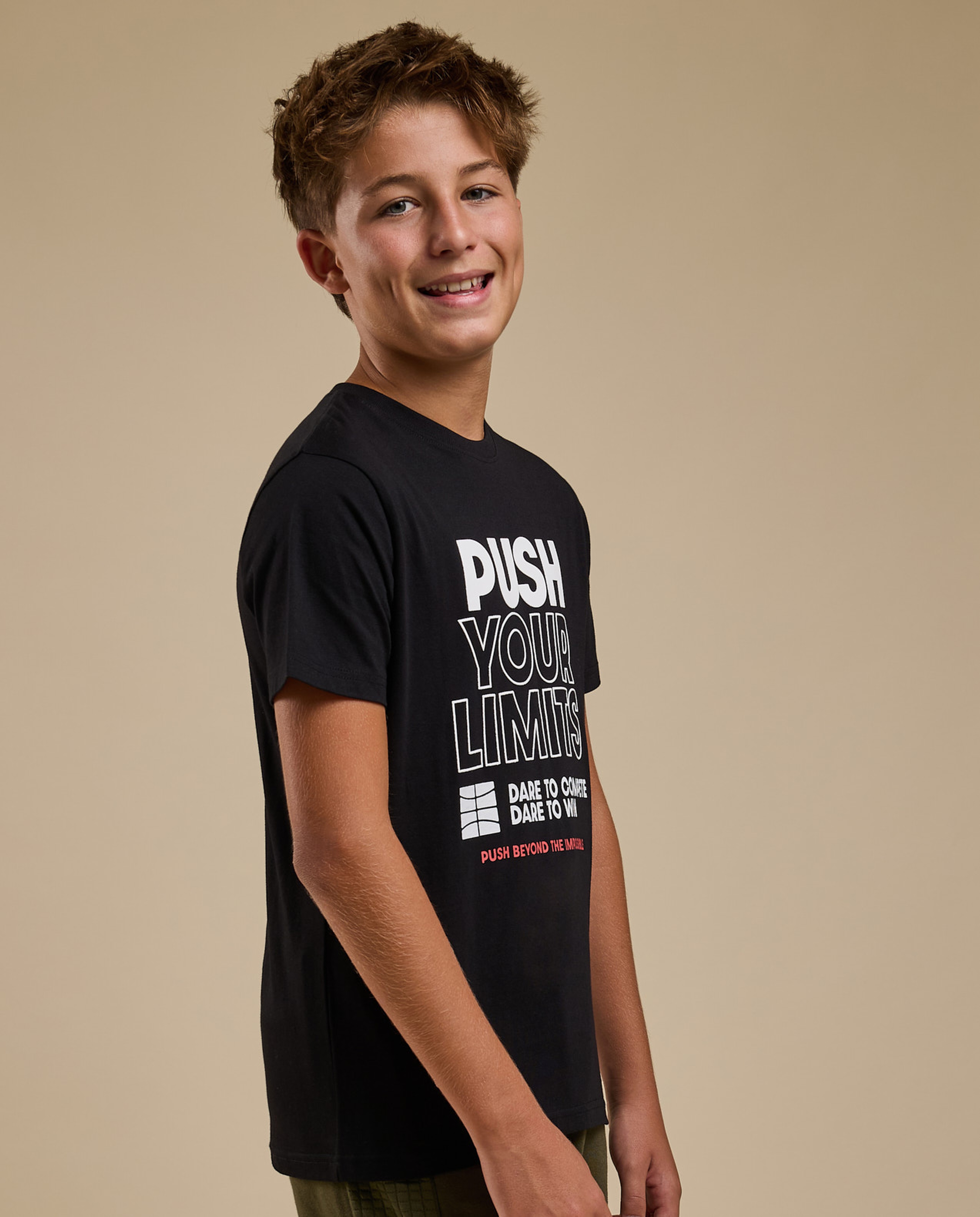 Printed T-Shirt with Crew Neck and Short Sleeves