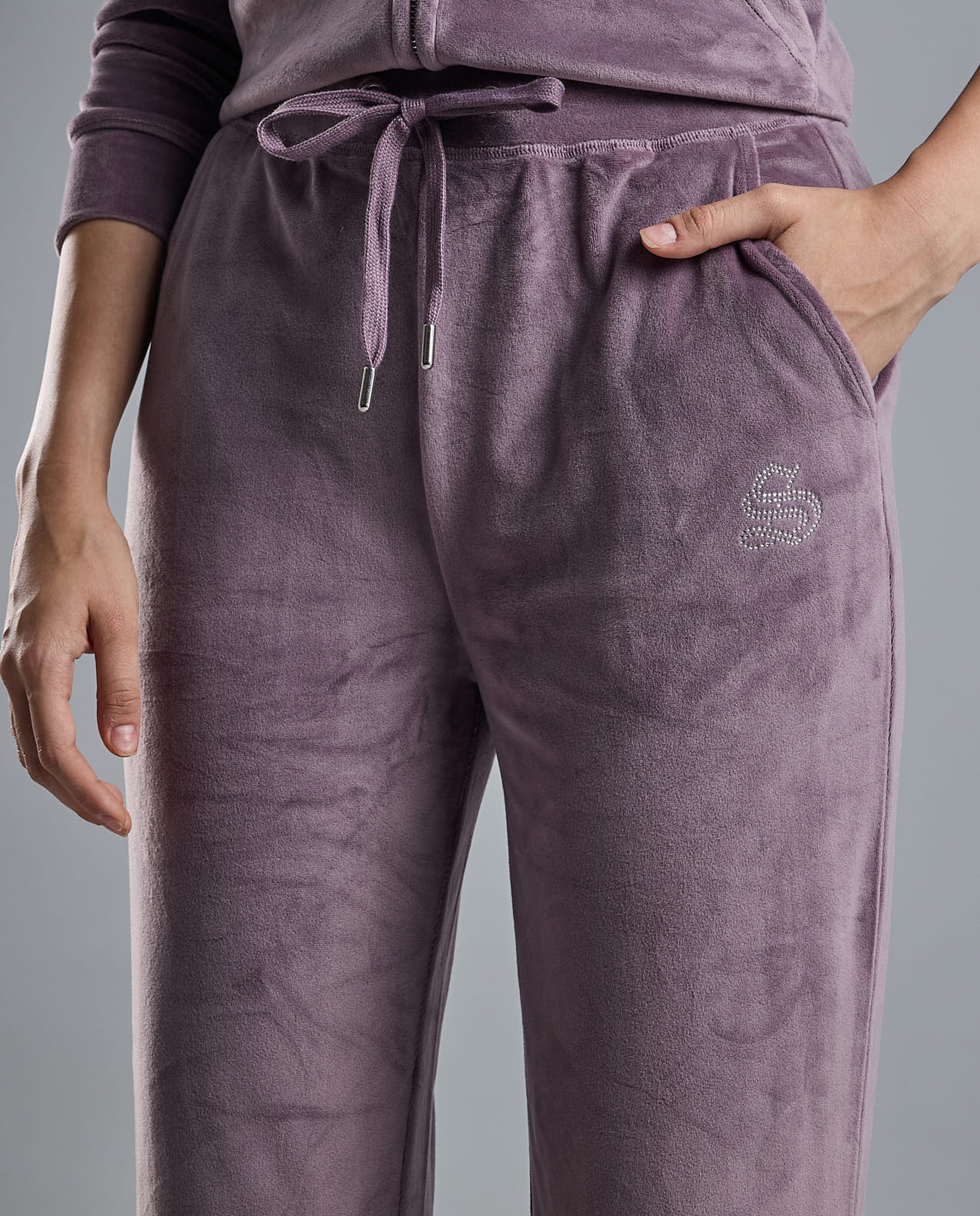 Solid Wide Leg Pants with Drawstring Waist