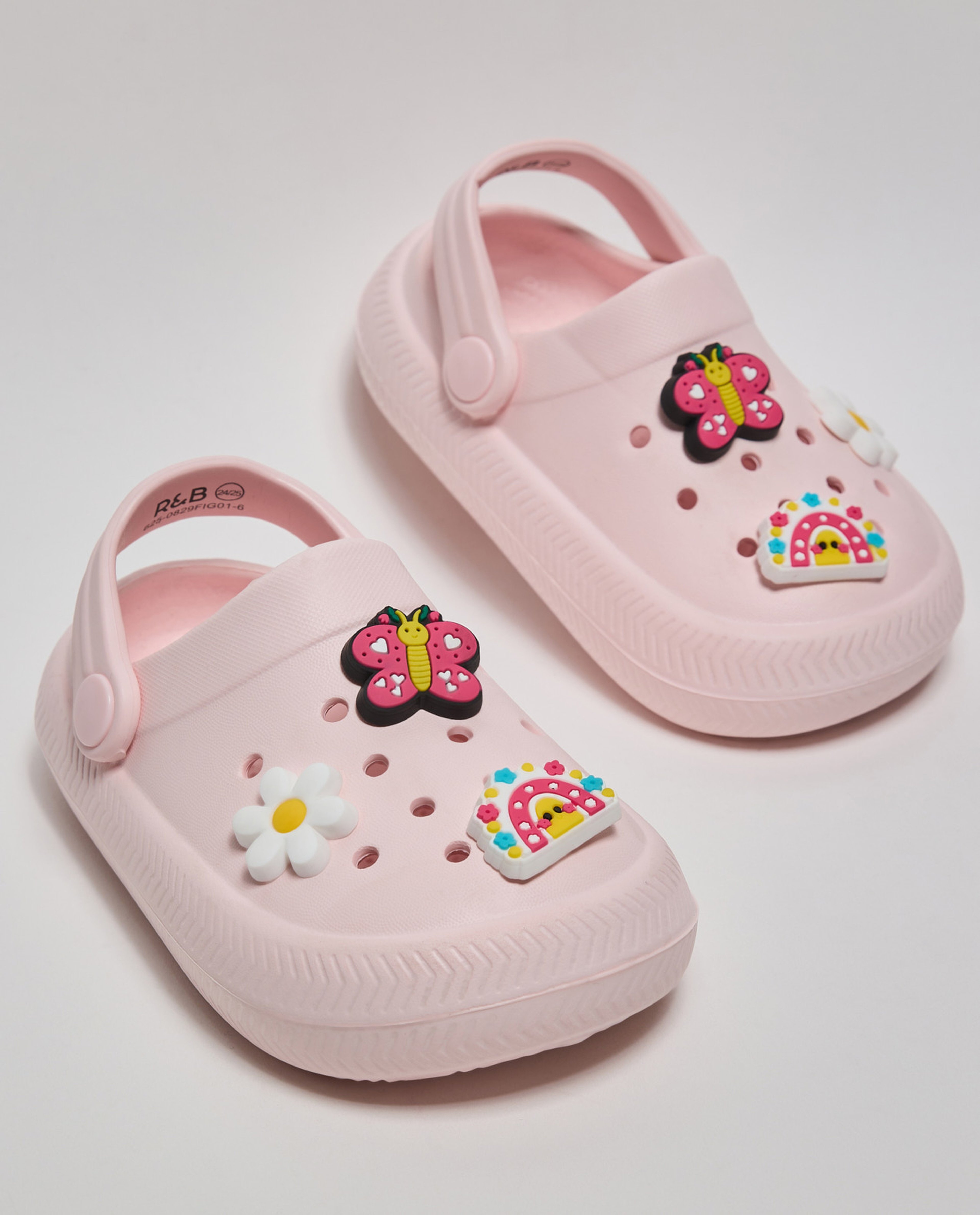 Slingback Clogs with Charms