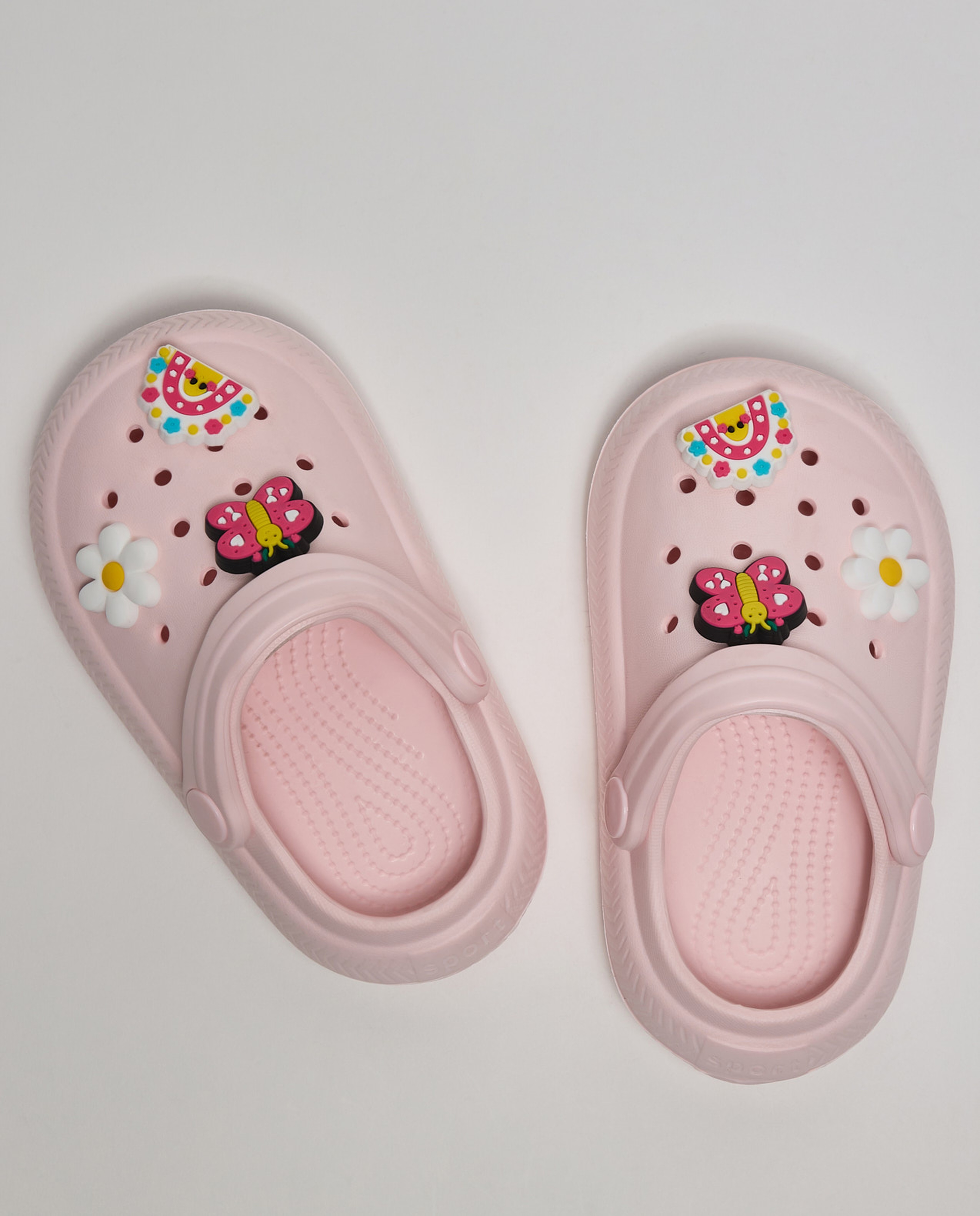 Slingback Clogs with Charms