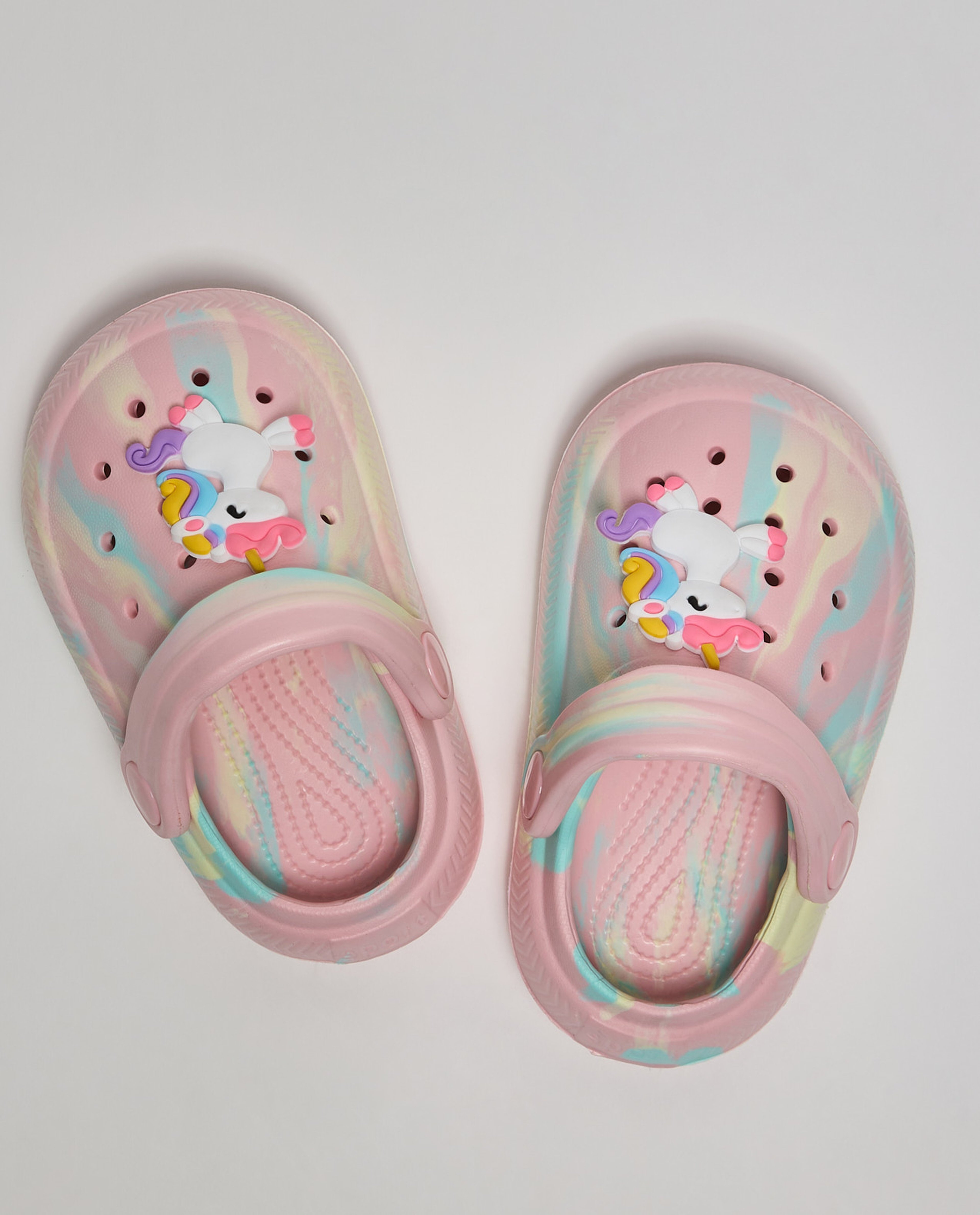 Slingback Clogs with Charms