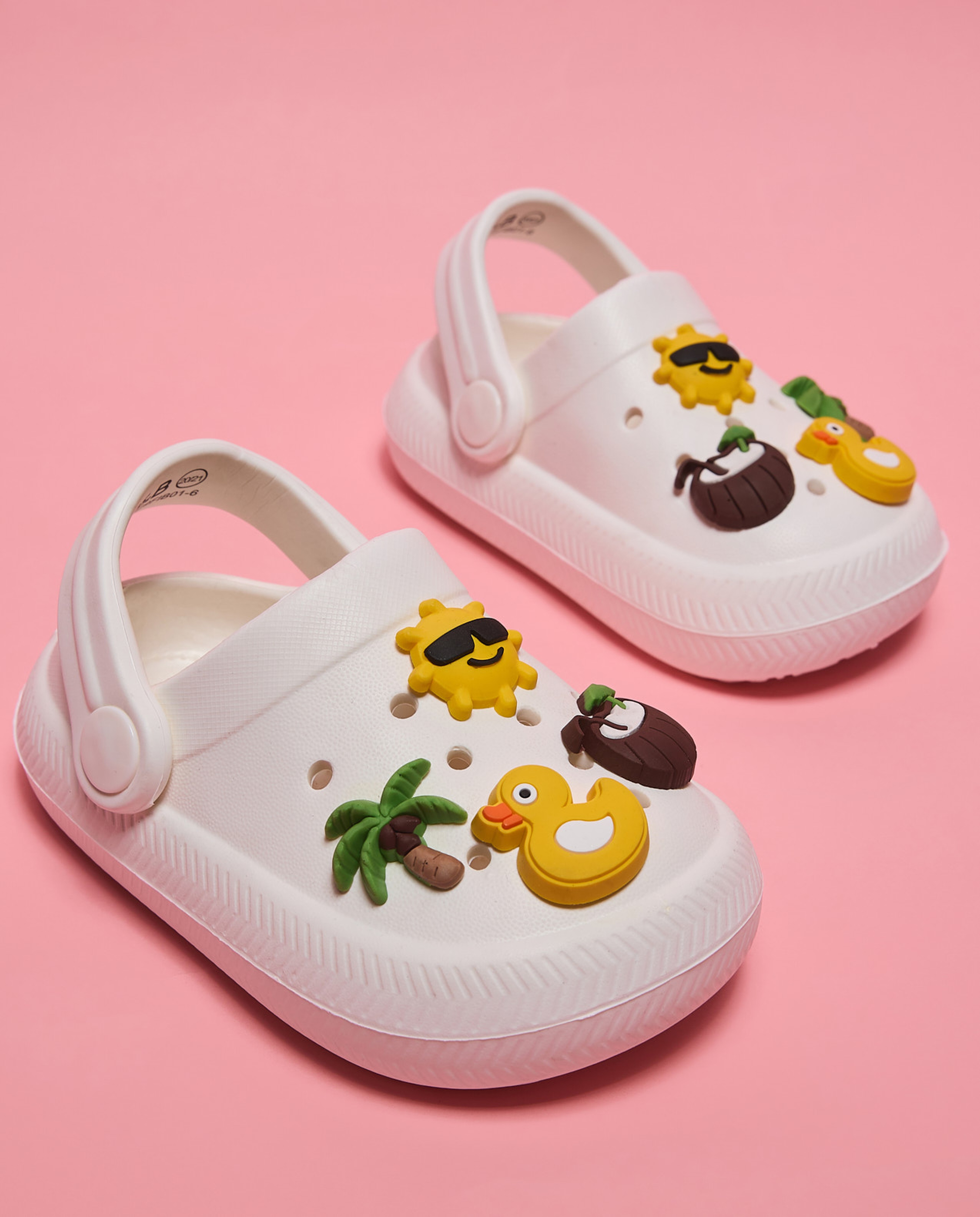 Slingback Clogs with Charms