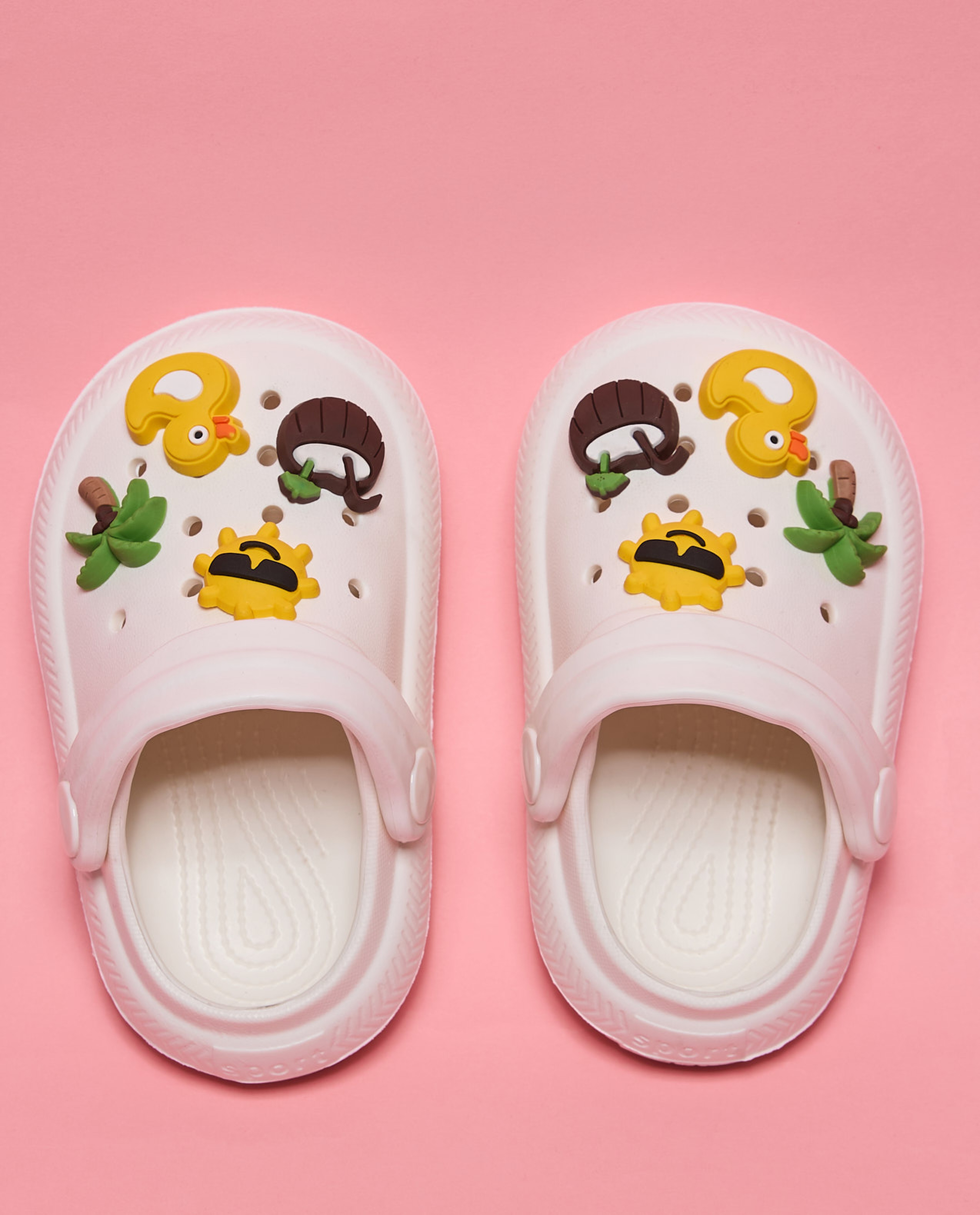 Slingback Clogs with Charms