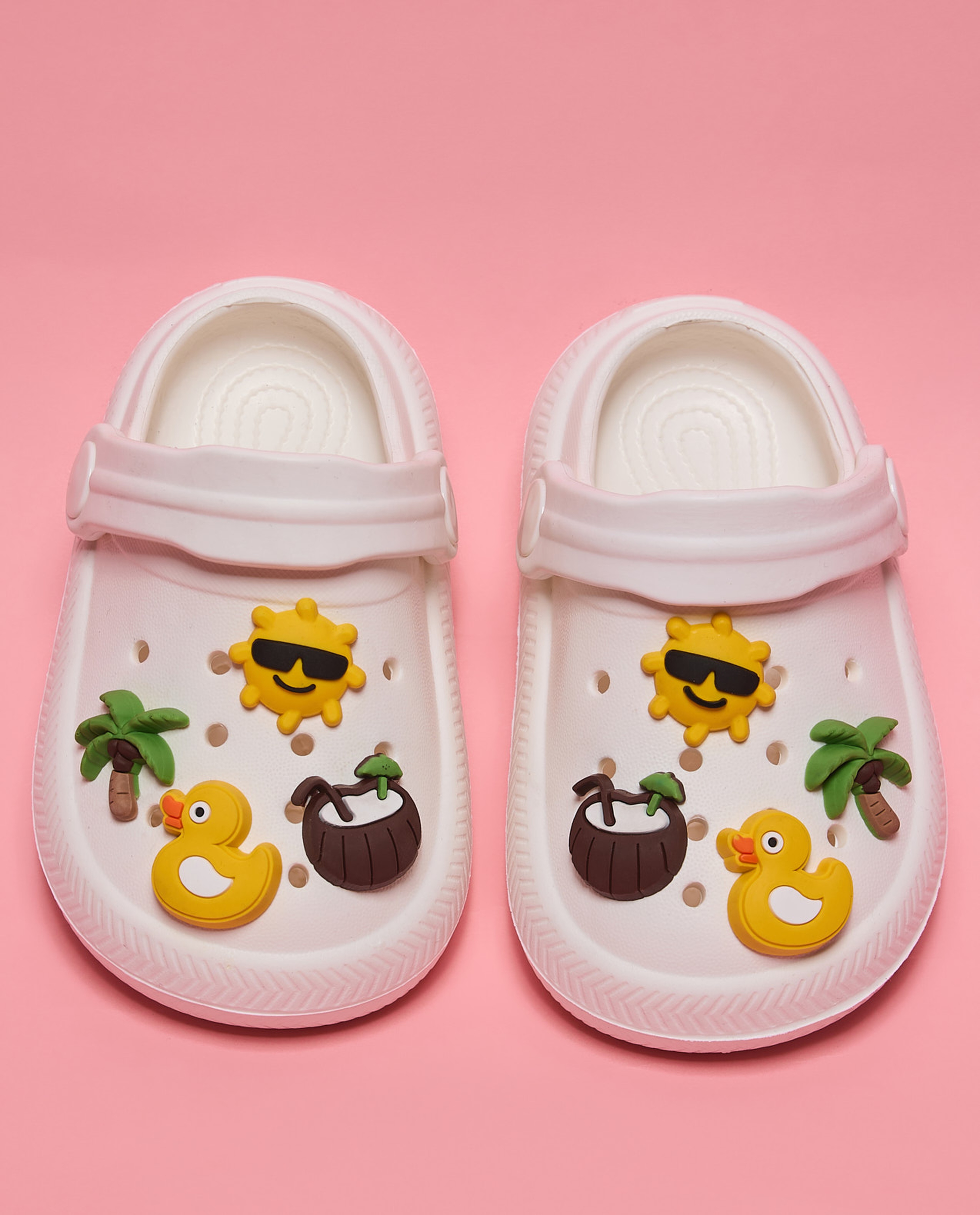 Slingback Clogs with Charms