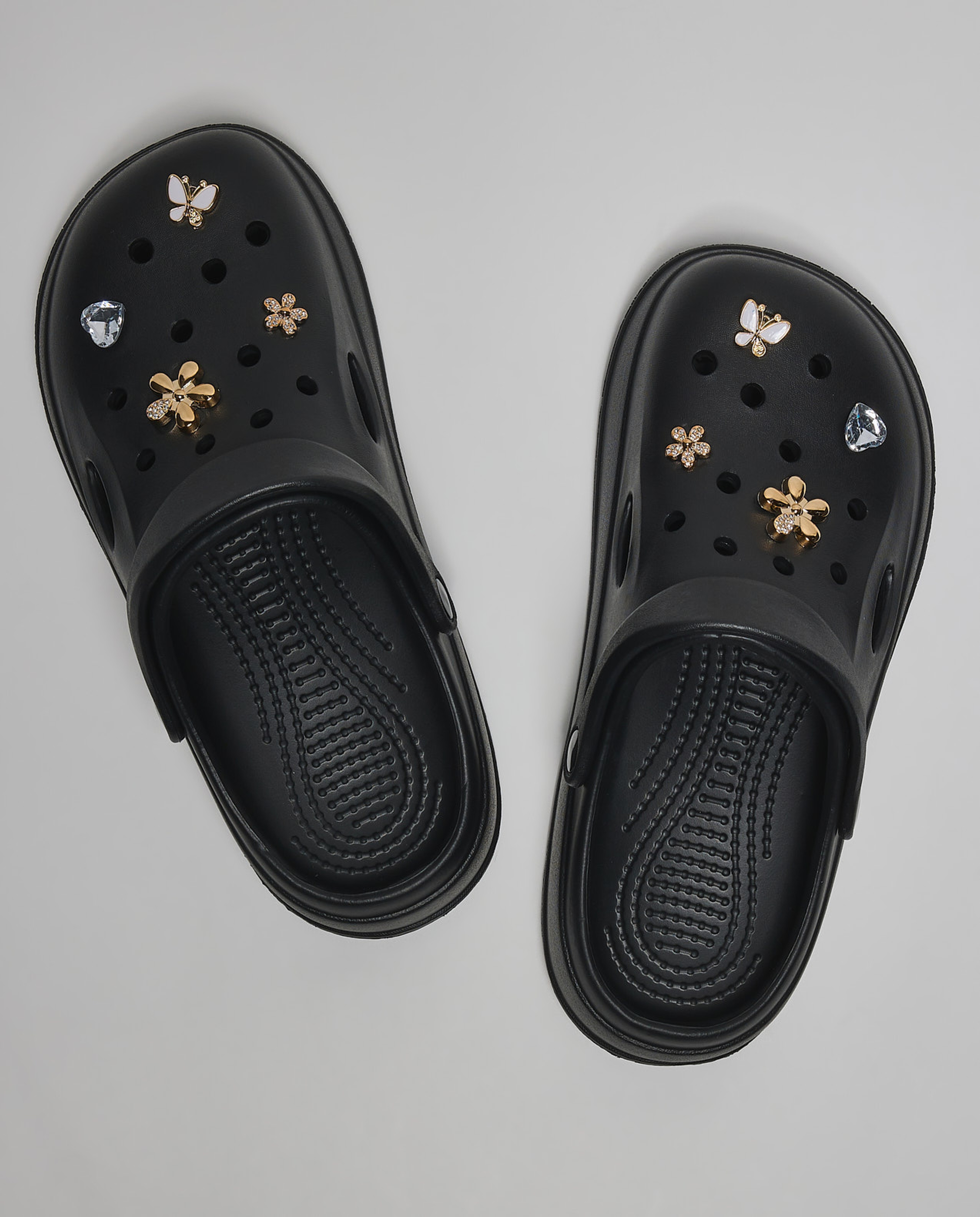 Slingback Clogs with Charms