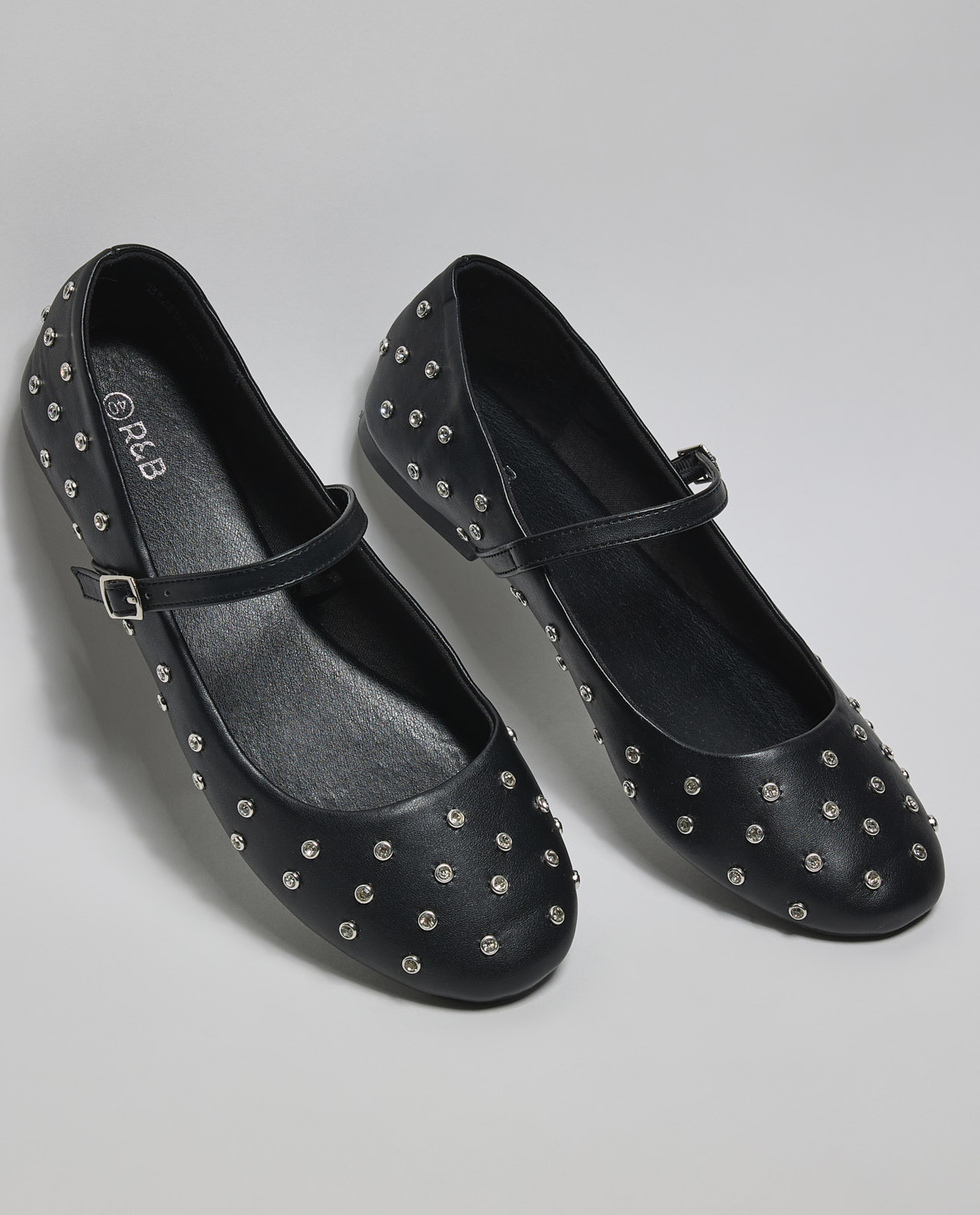 Studded Mary Jane Shoes