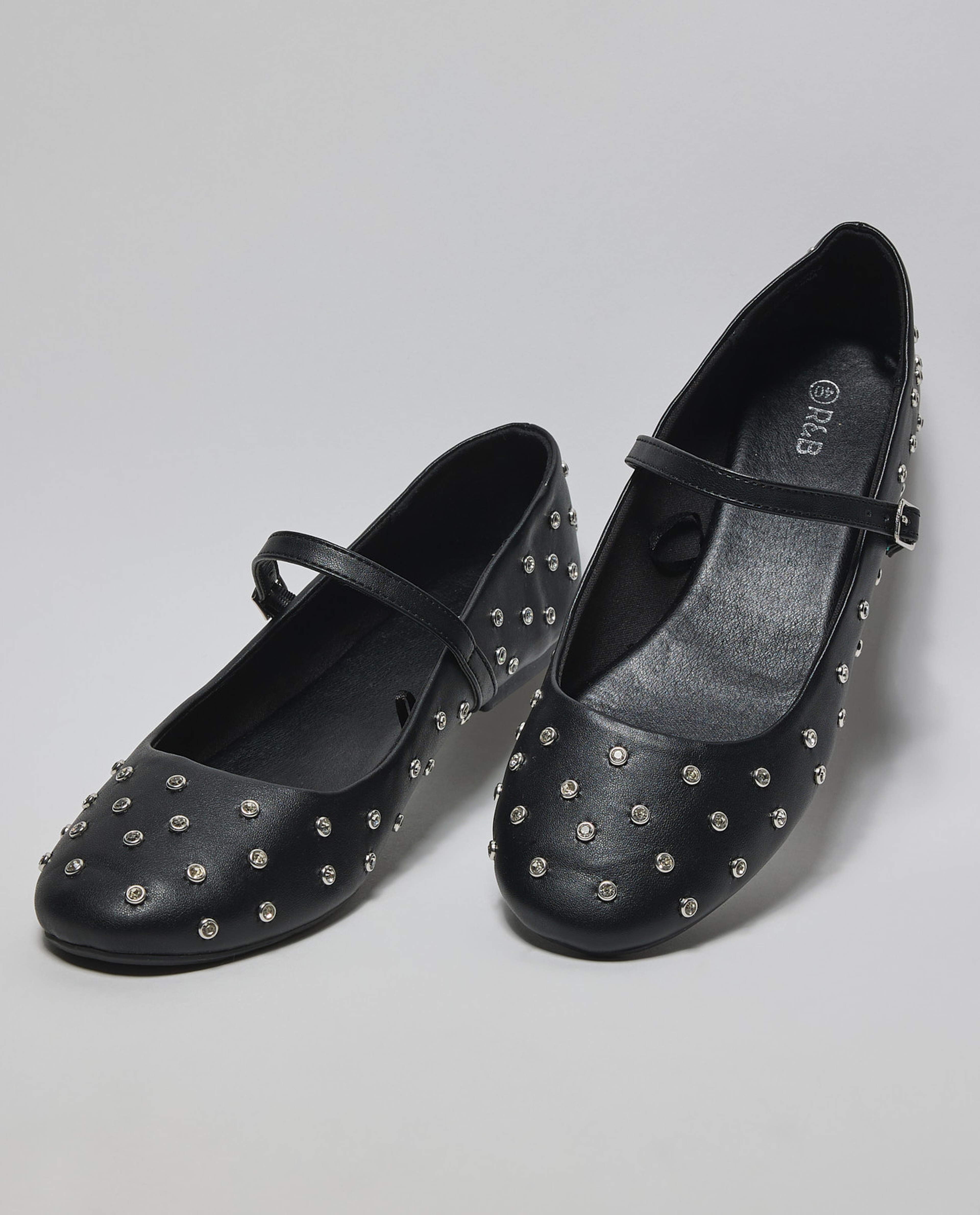 Studded Mary Jane Shoes