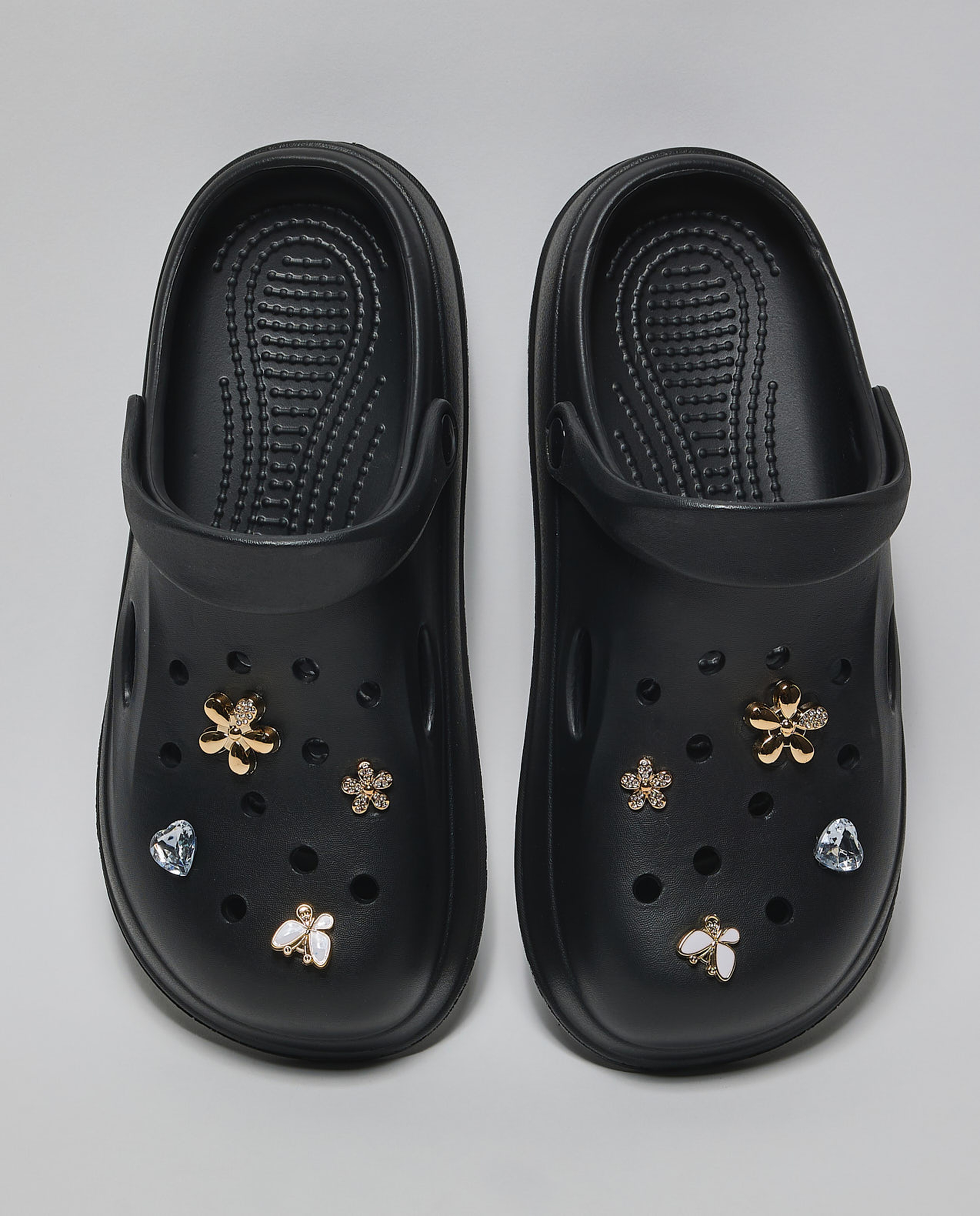 Slingback Clogs with Charms