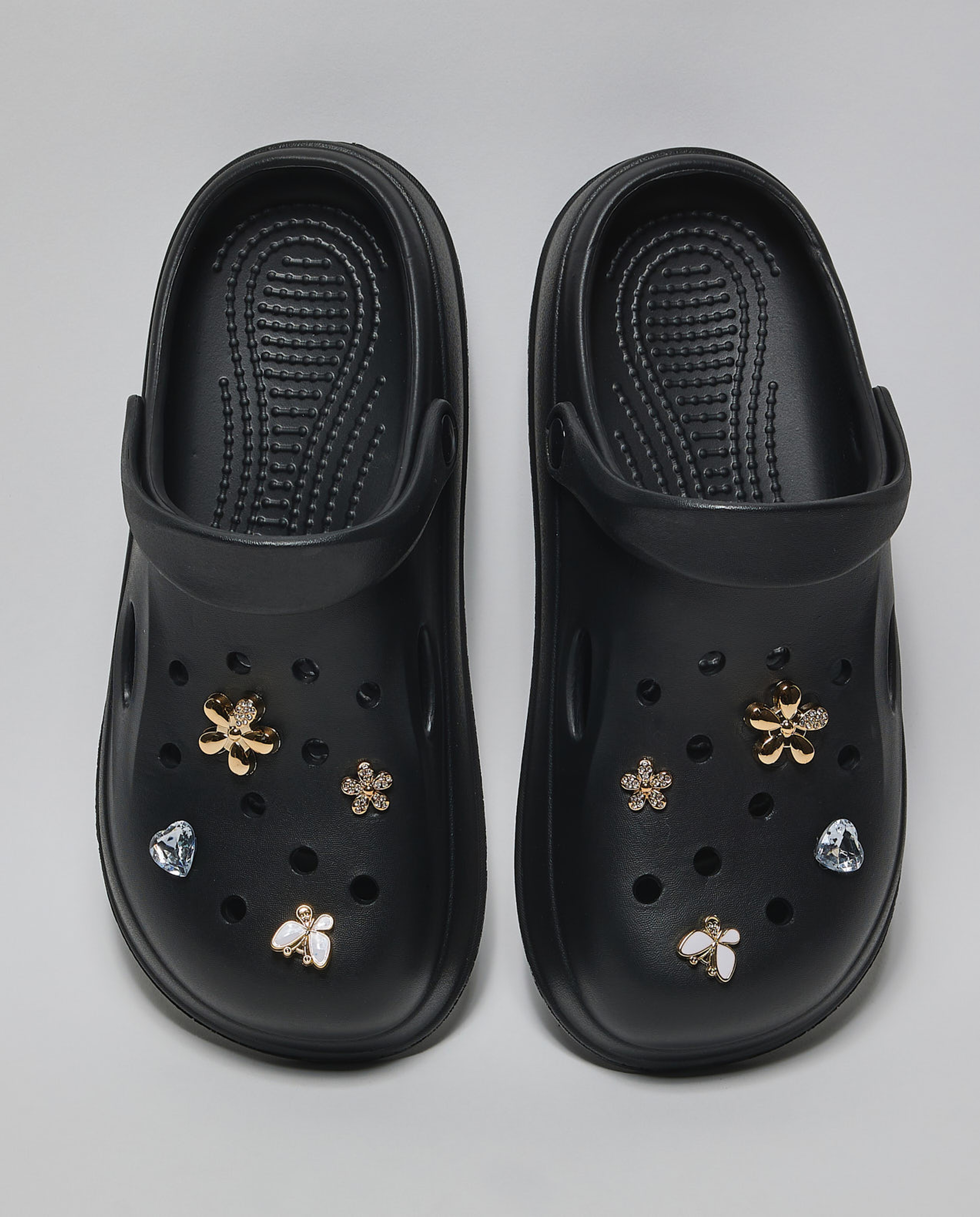 Slingback Clogs with Charms