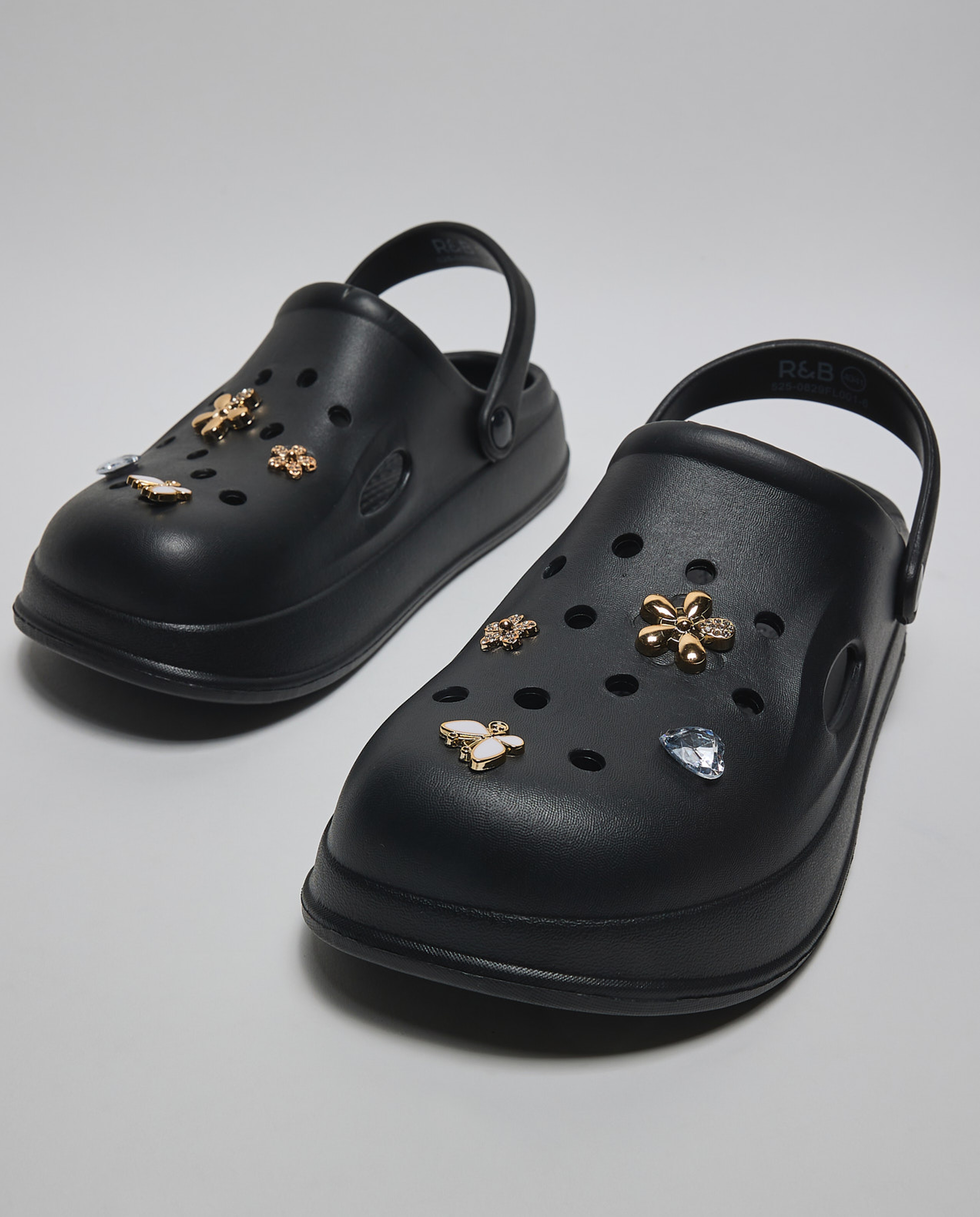 Slingback Clogs with Charms