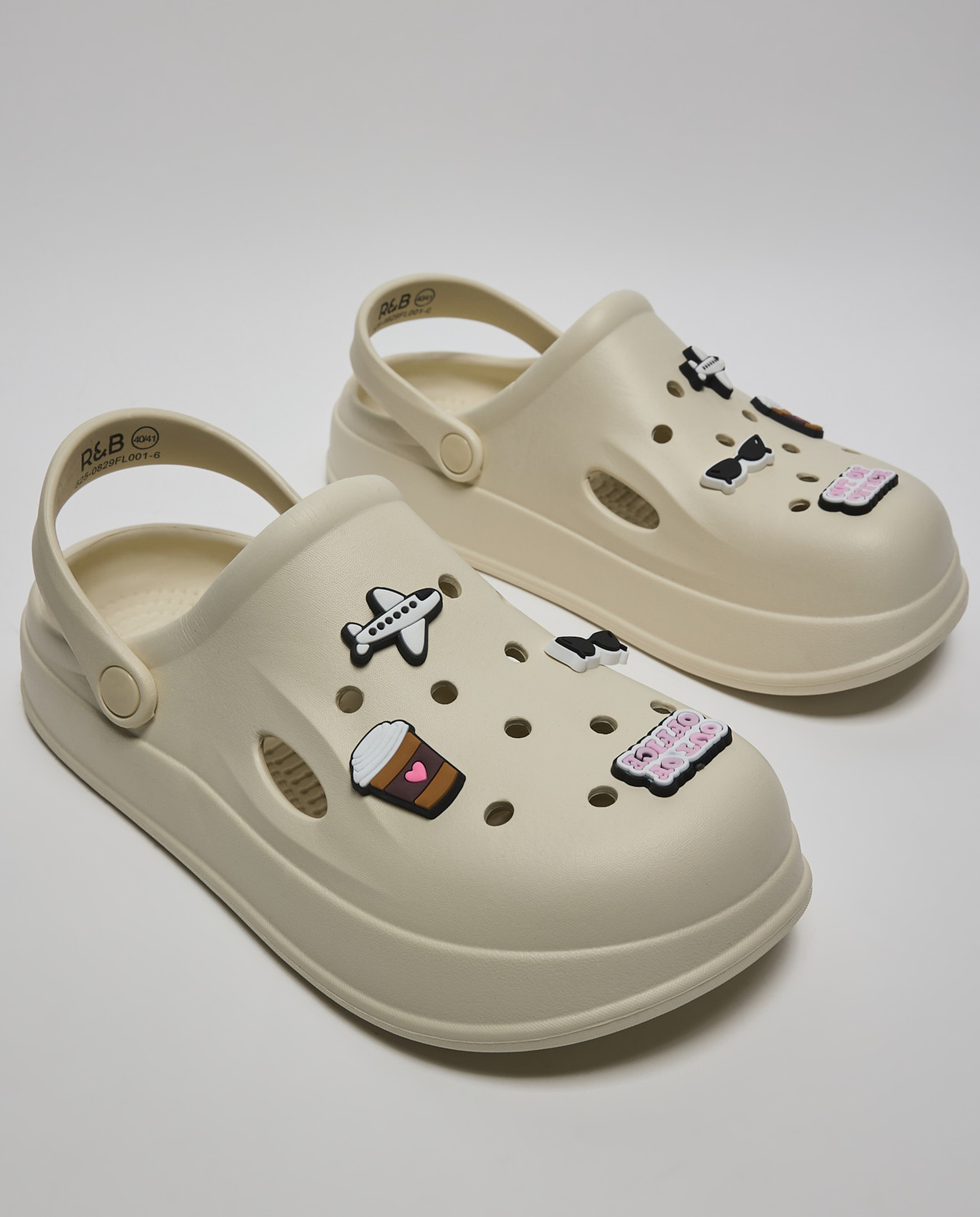 Slingback Clogs with Charms