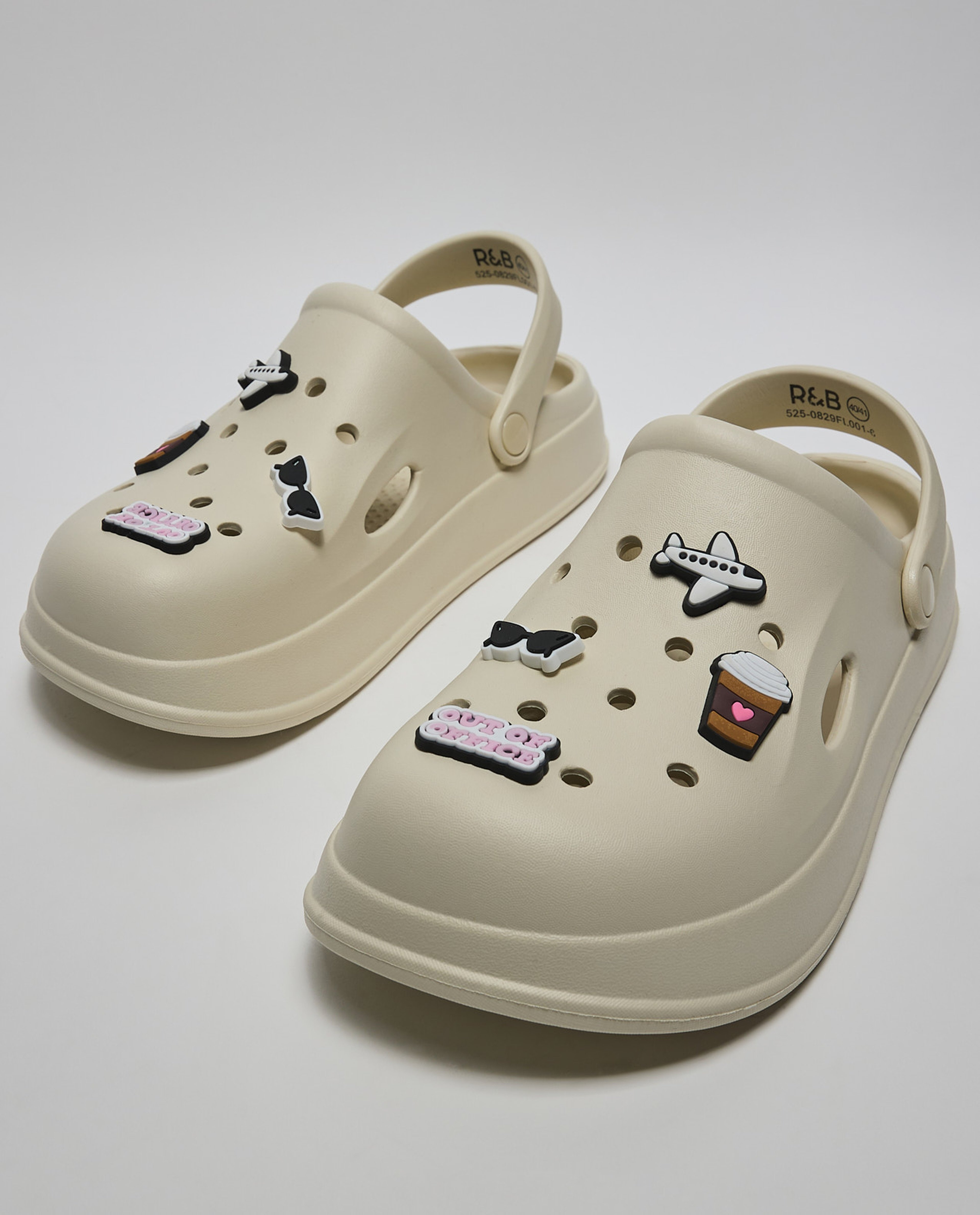 Slingback Clogs with Charms