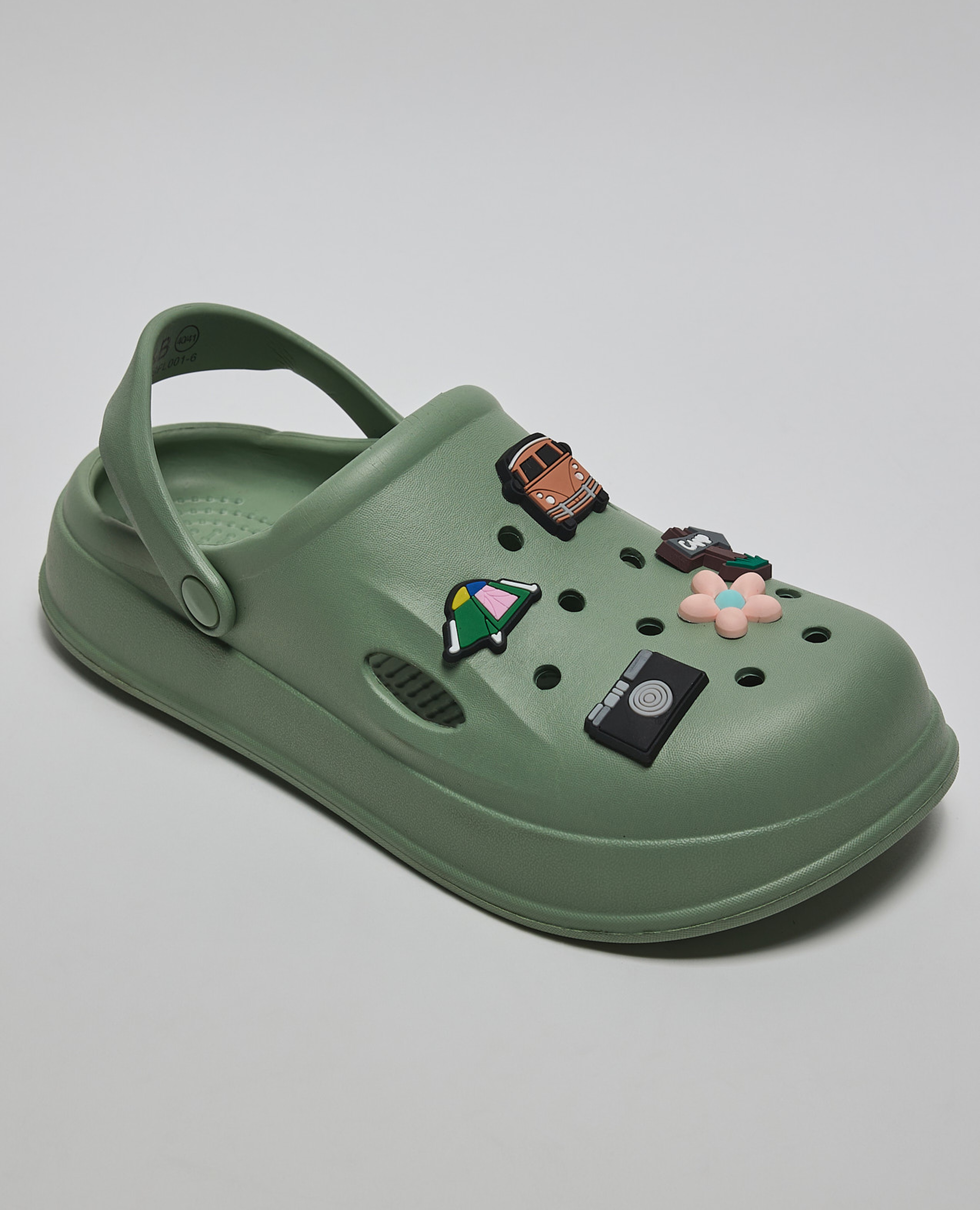 Slingback Clogs with Charms