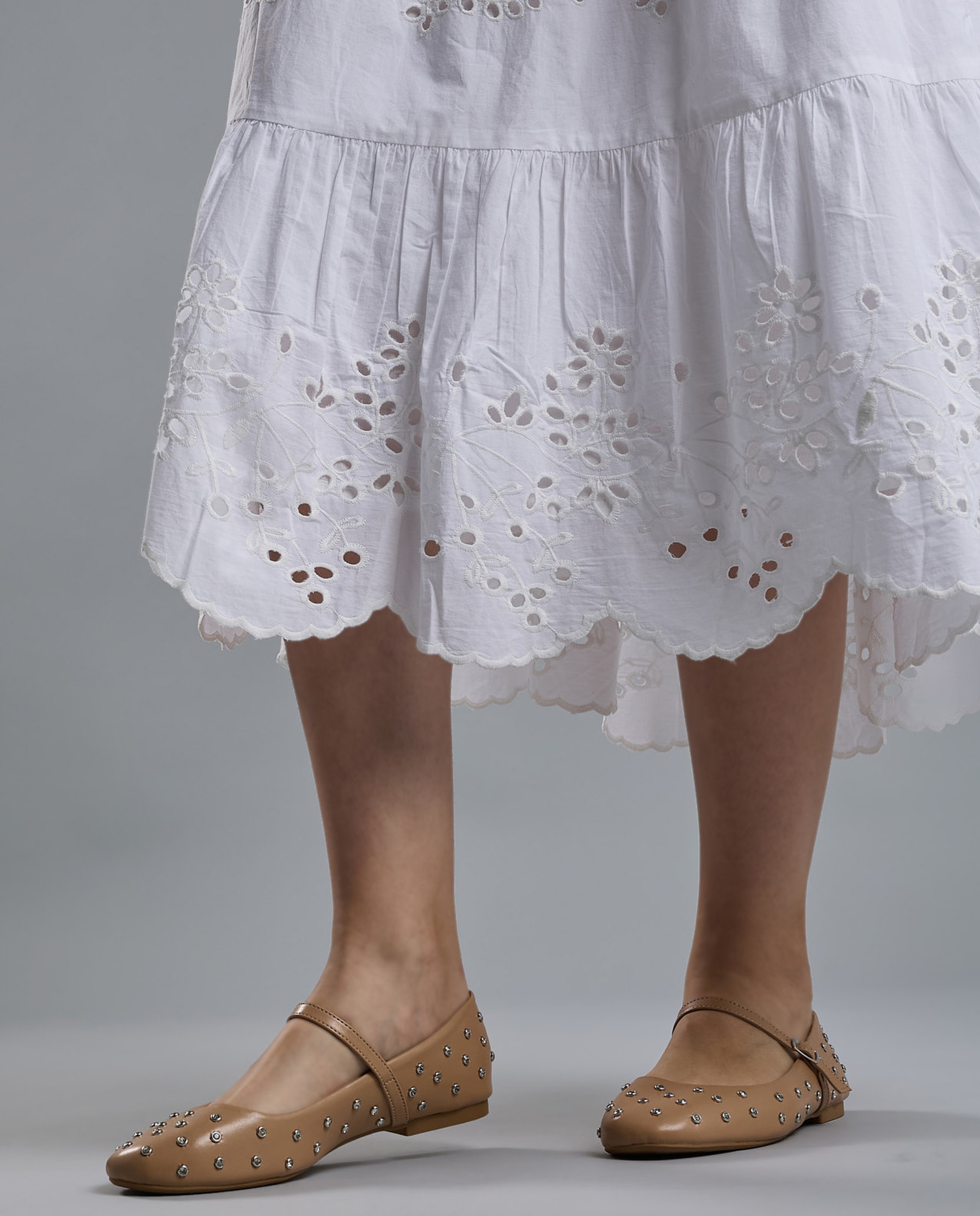 Studded Mary Jane Shoes