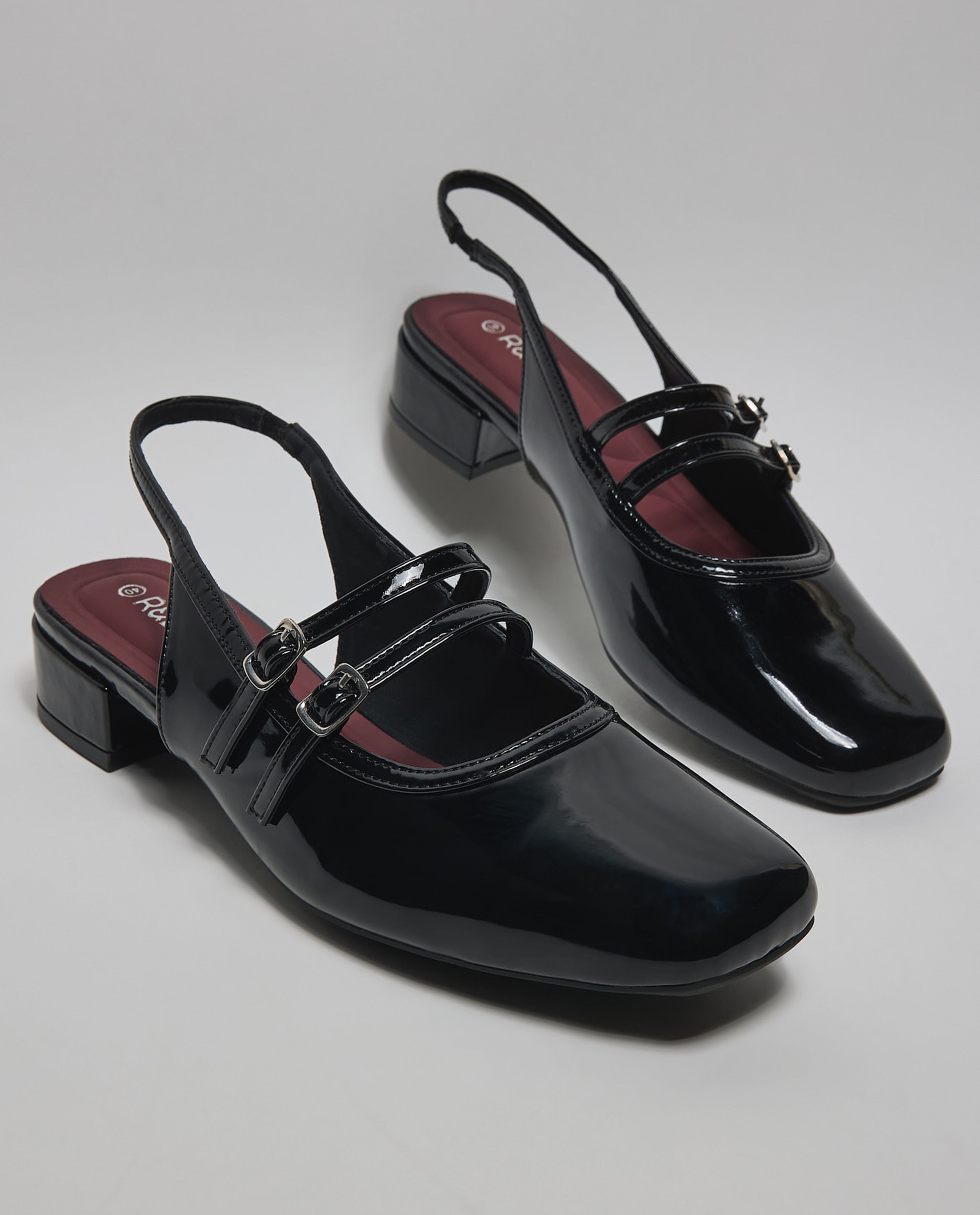 Glossy Mary Jane Pumps