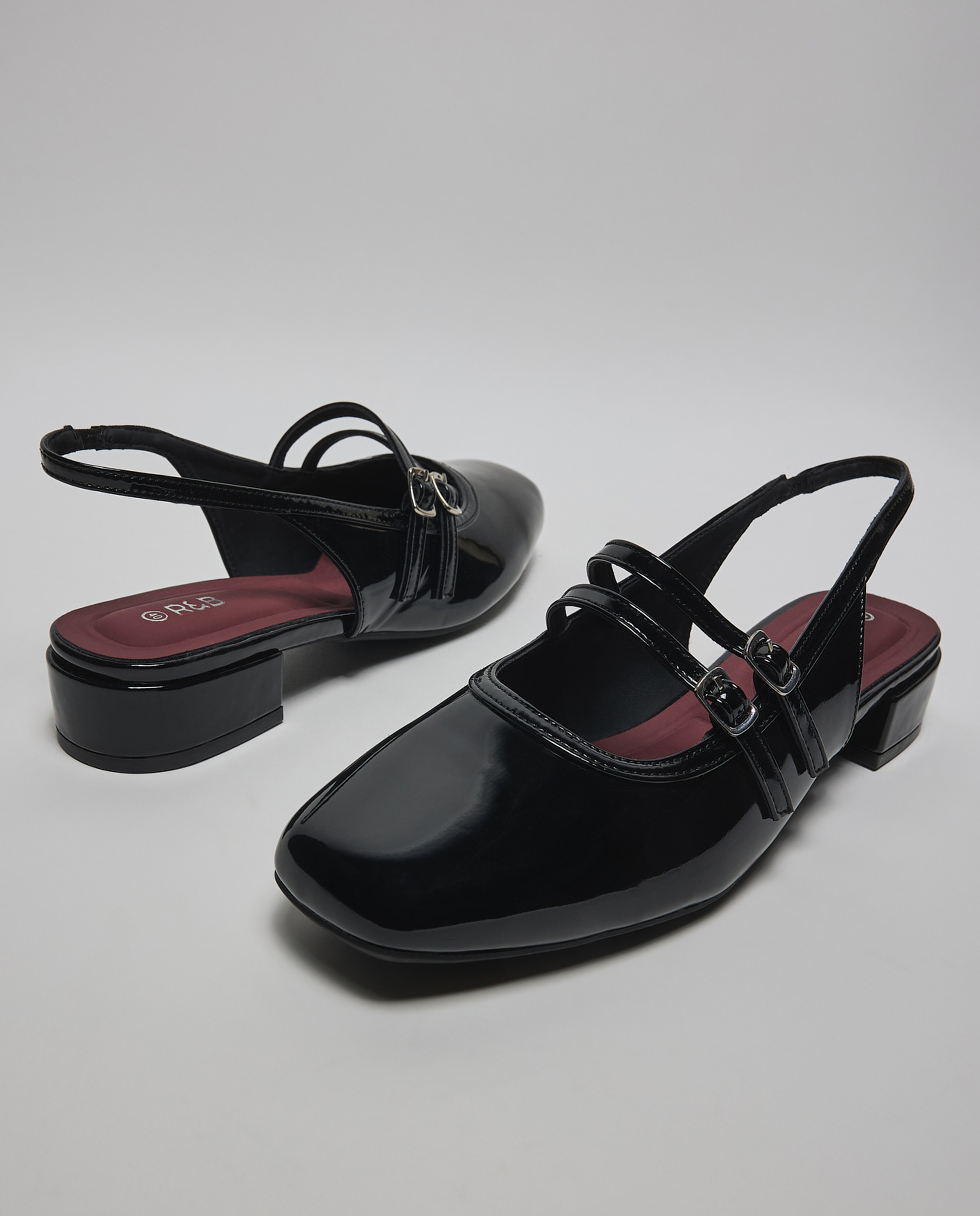 Glossy Mary Jane Pumps