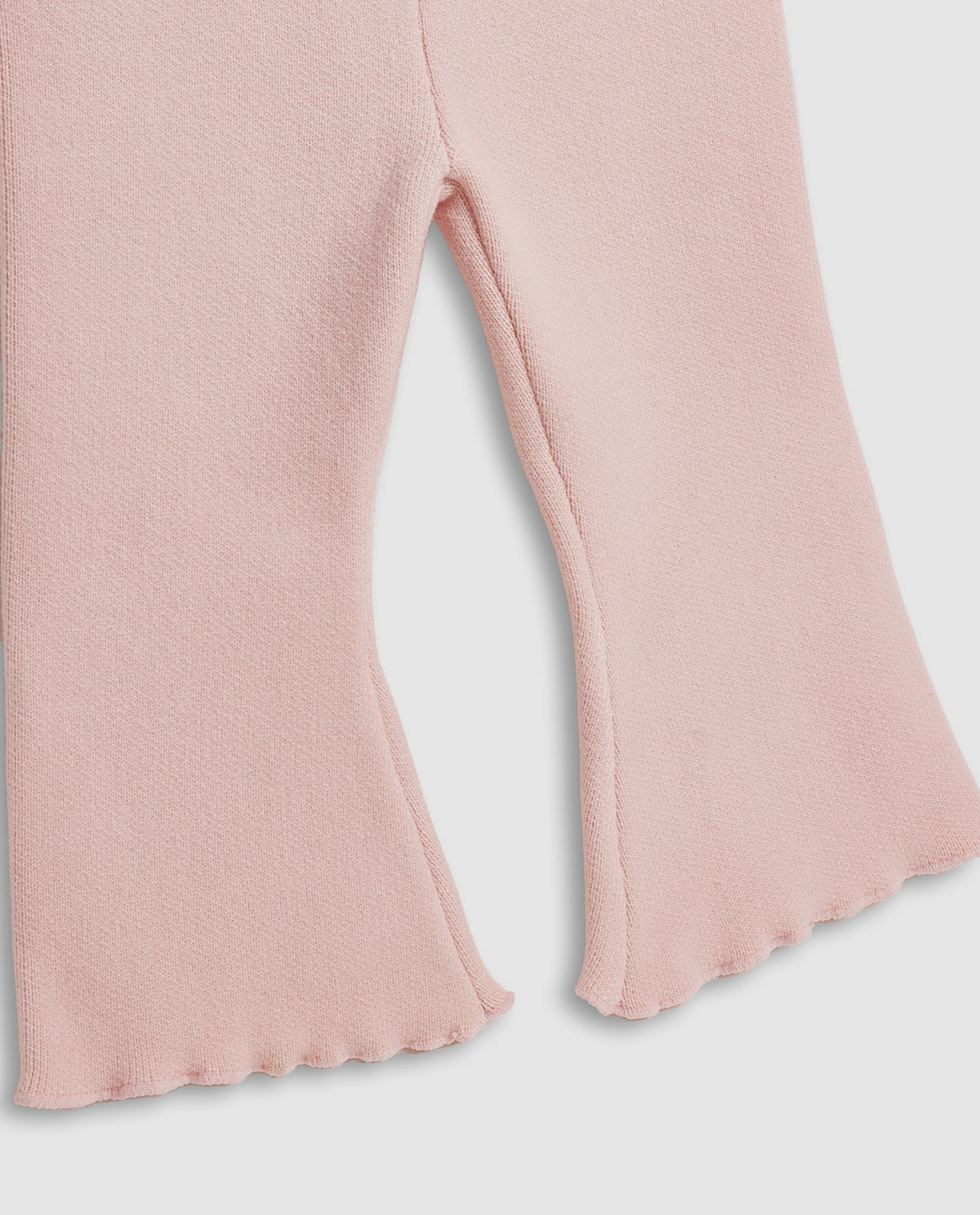 Bow Patterned Knitted Clothing Set