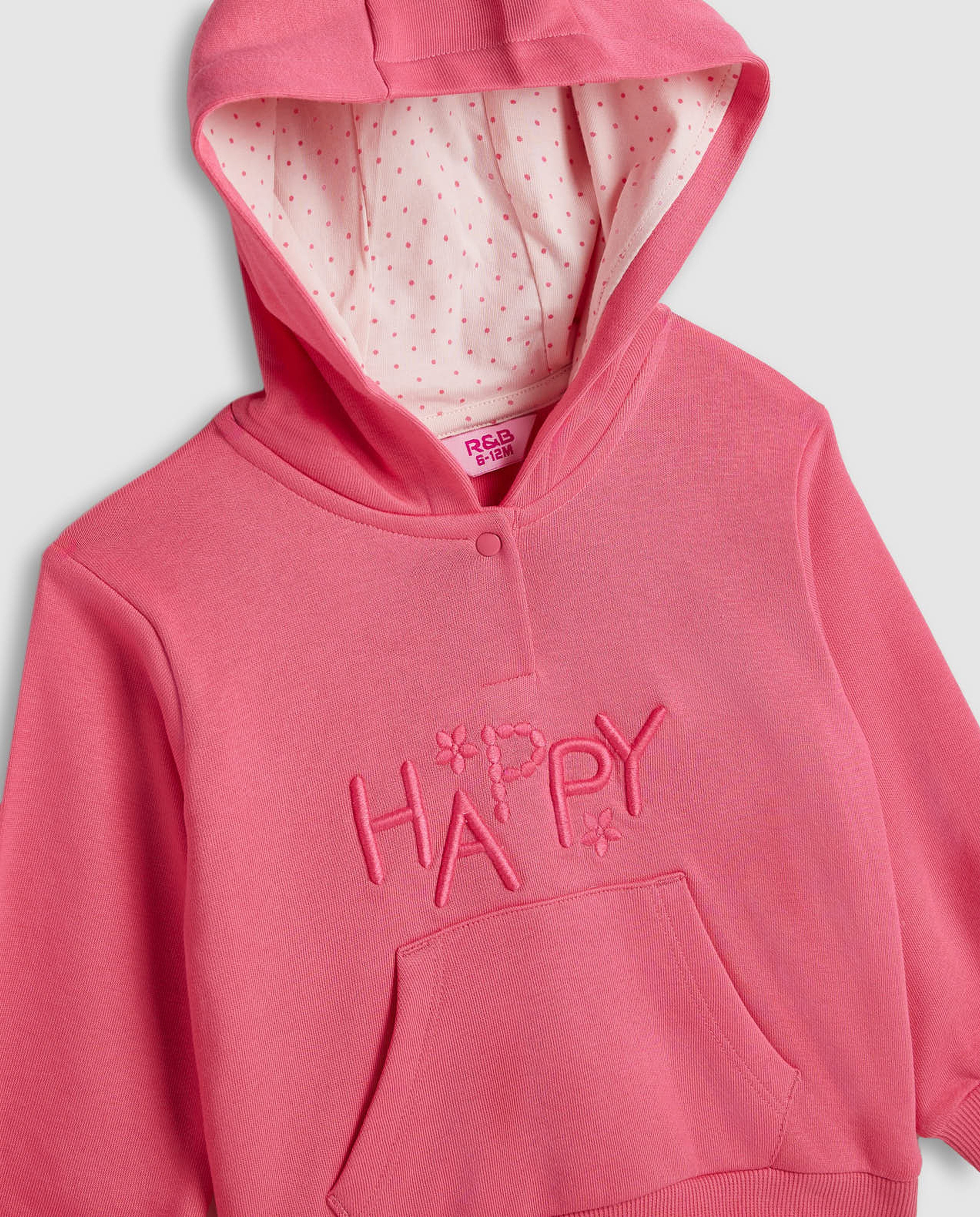 Embroidered Hooded Clothing Set