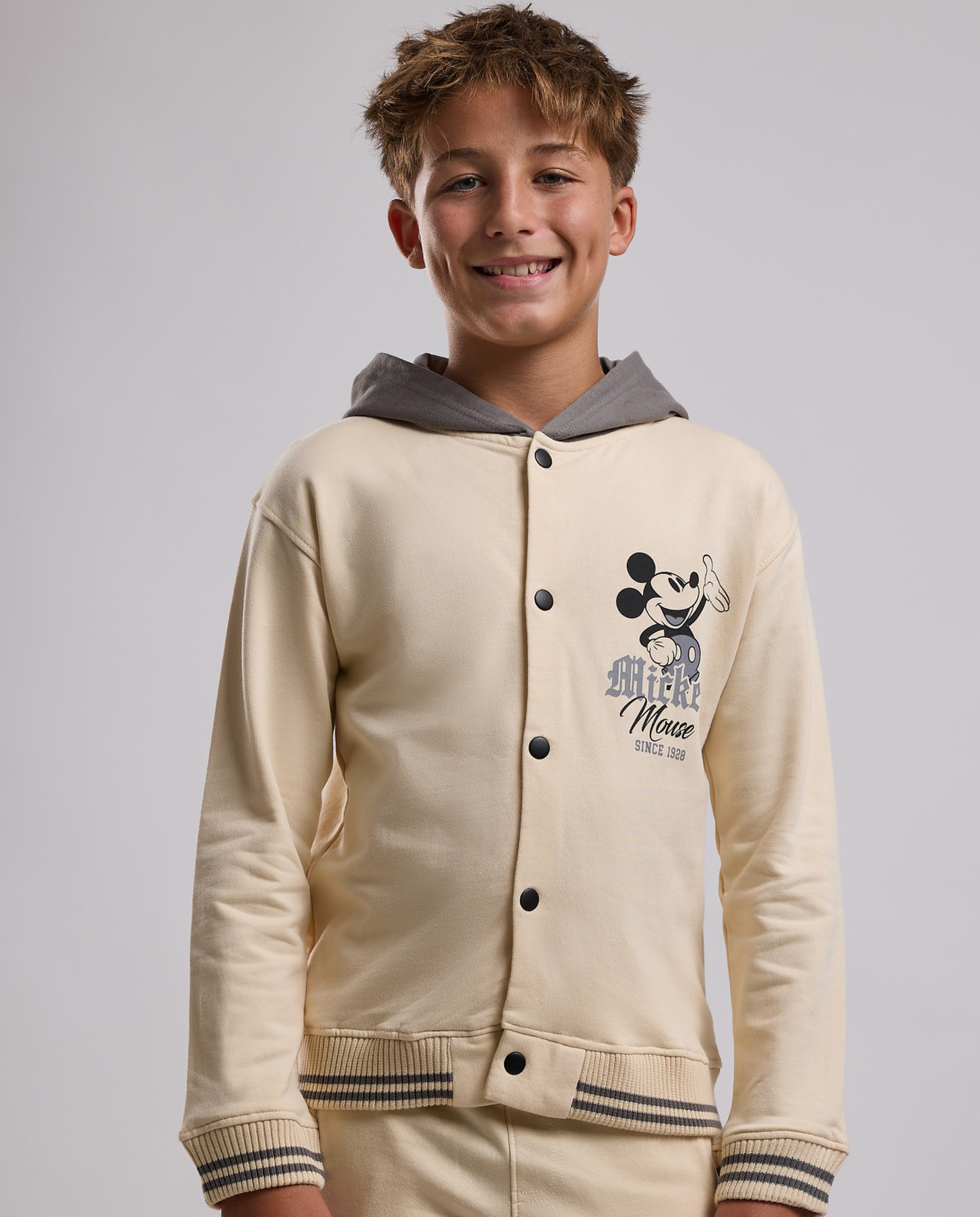 Mickey Mouse Print Clothing Set