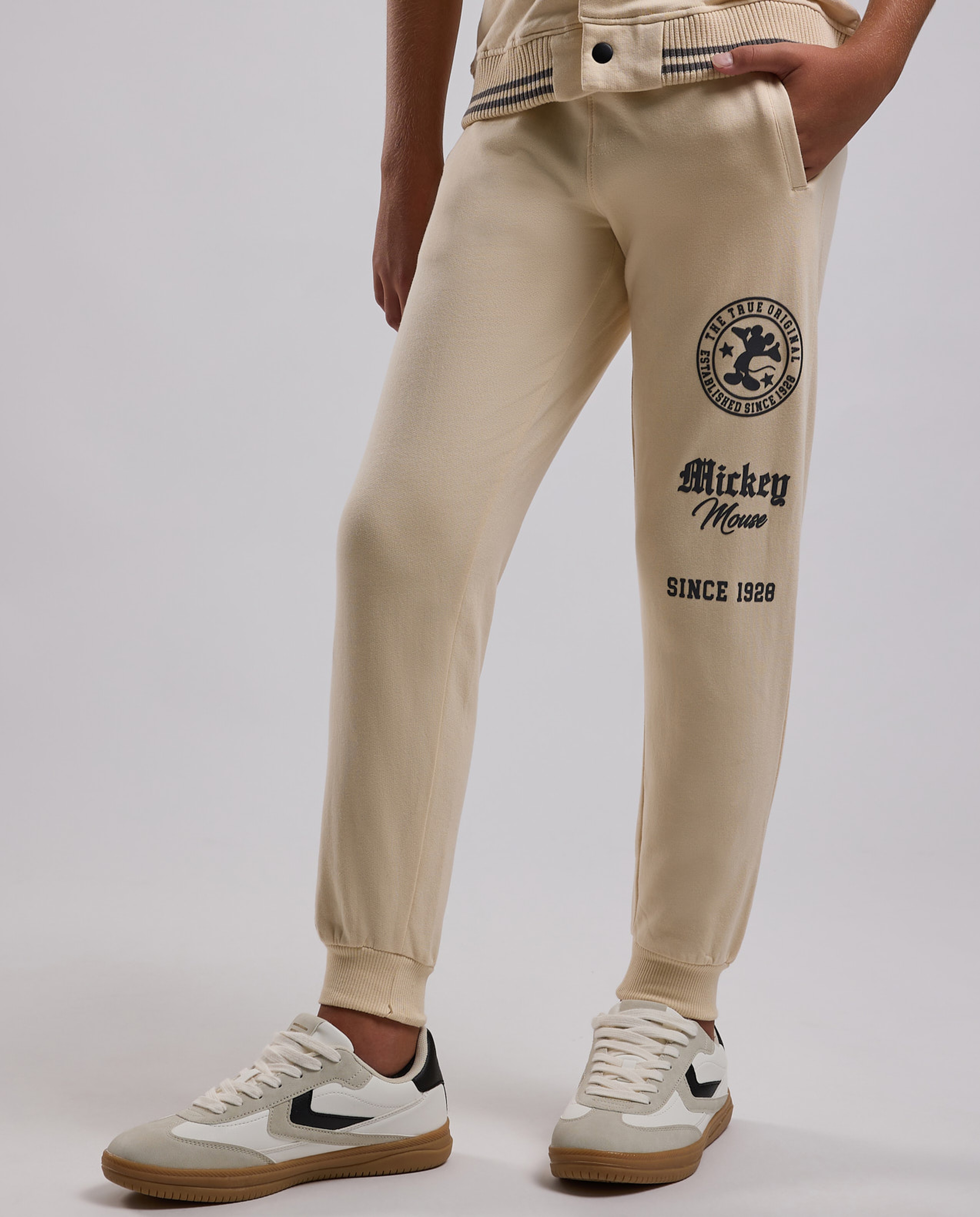 Mickey Mouse Print Clothing Set